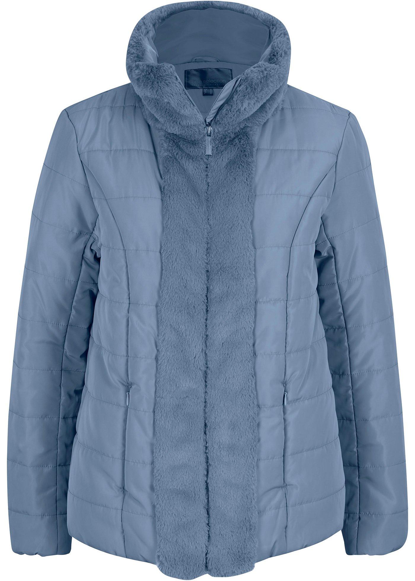 Veste matelassée avec synthétique imitation fourrure