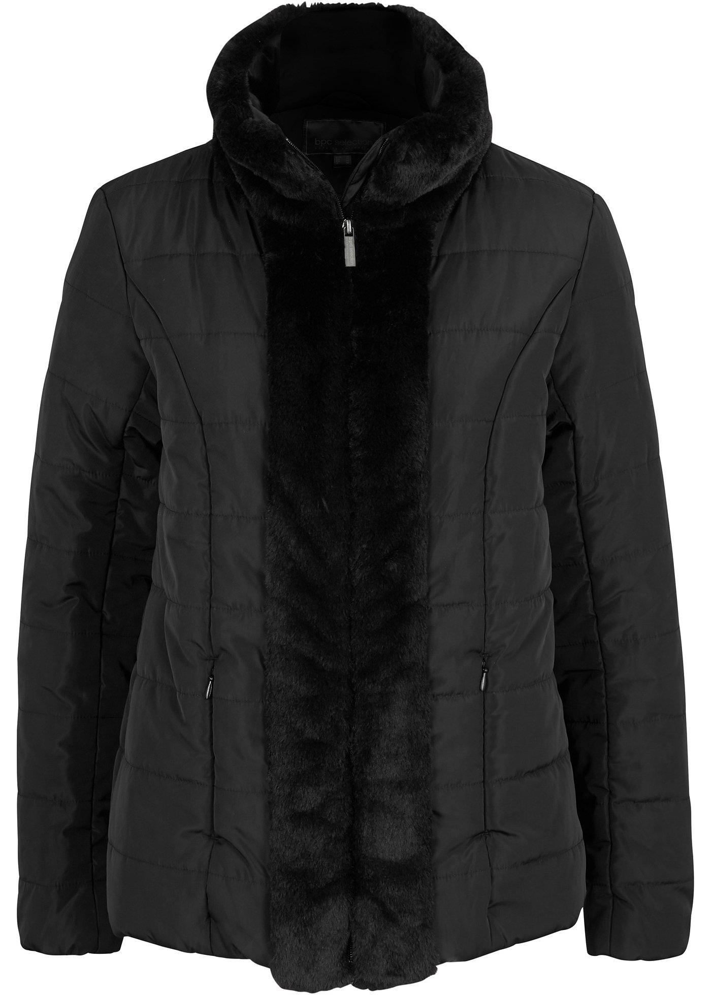 Veste matelassée avec synthétique imitation fourrure