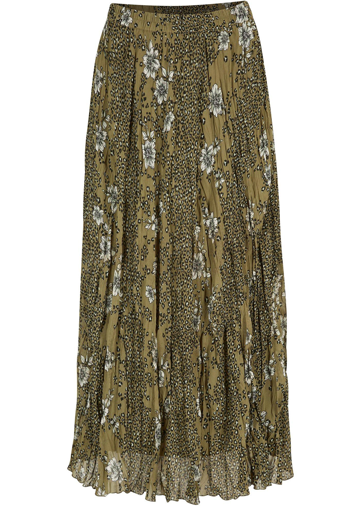 Jupe en chiffon à imprimé patchwork