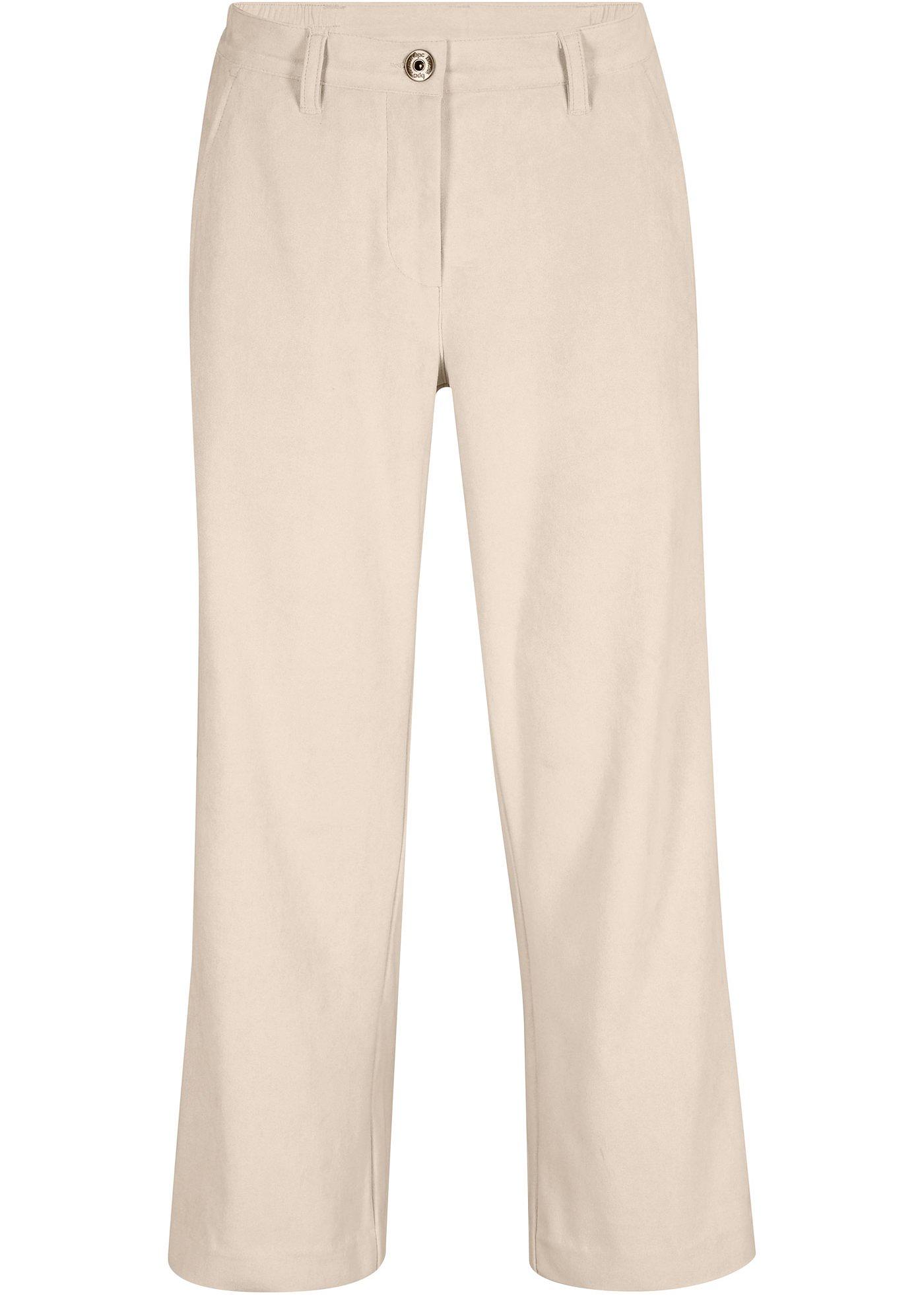 Pantalon Marlène 7/8 en synthétique imitation cuir velours