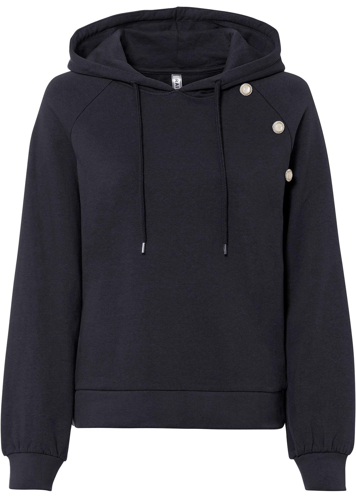 Sweat-shirt avec boutons décoratifs