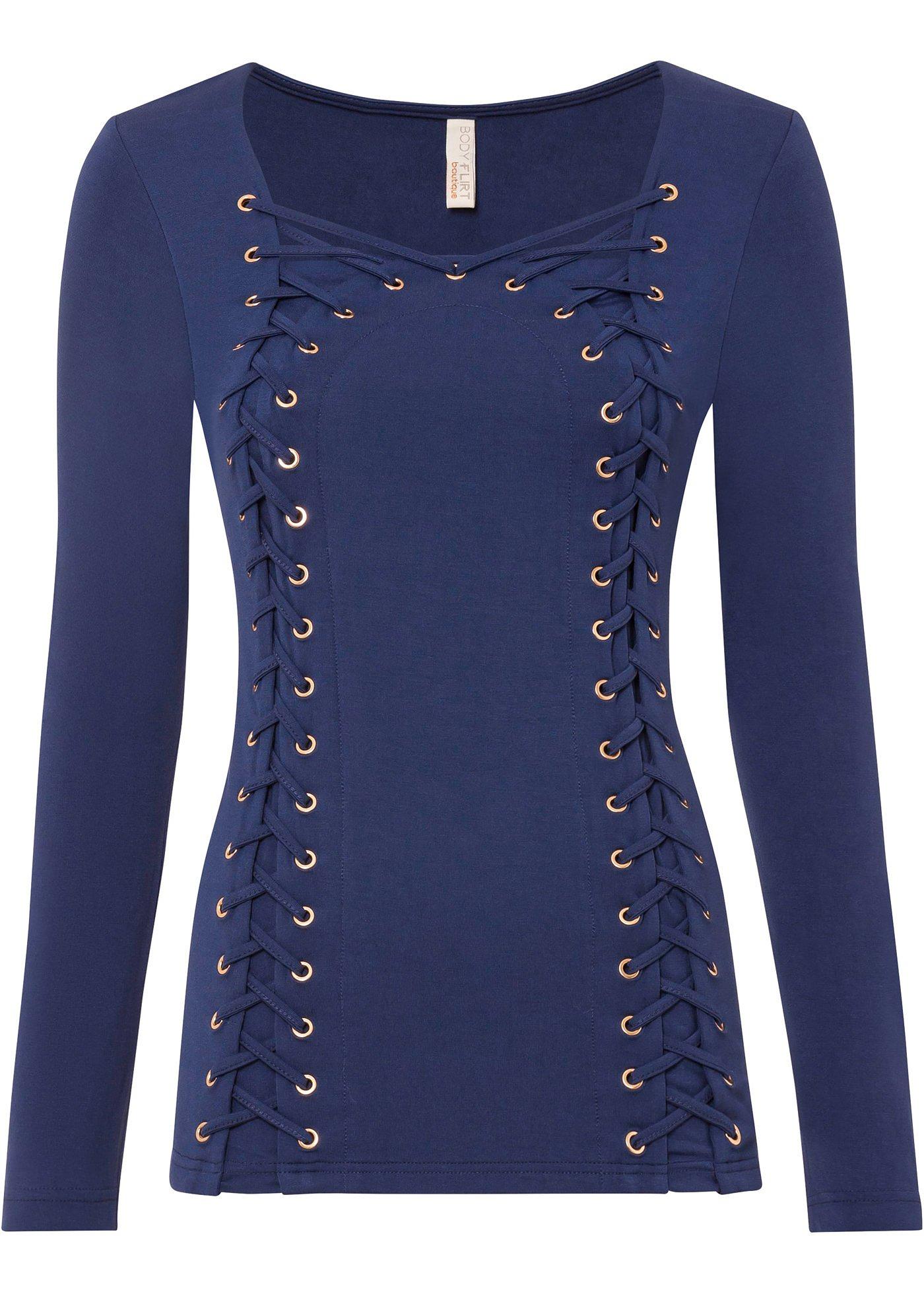 T-shirt avec laçages