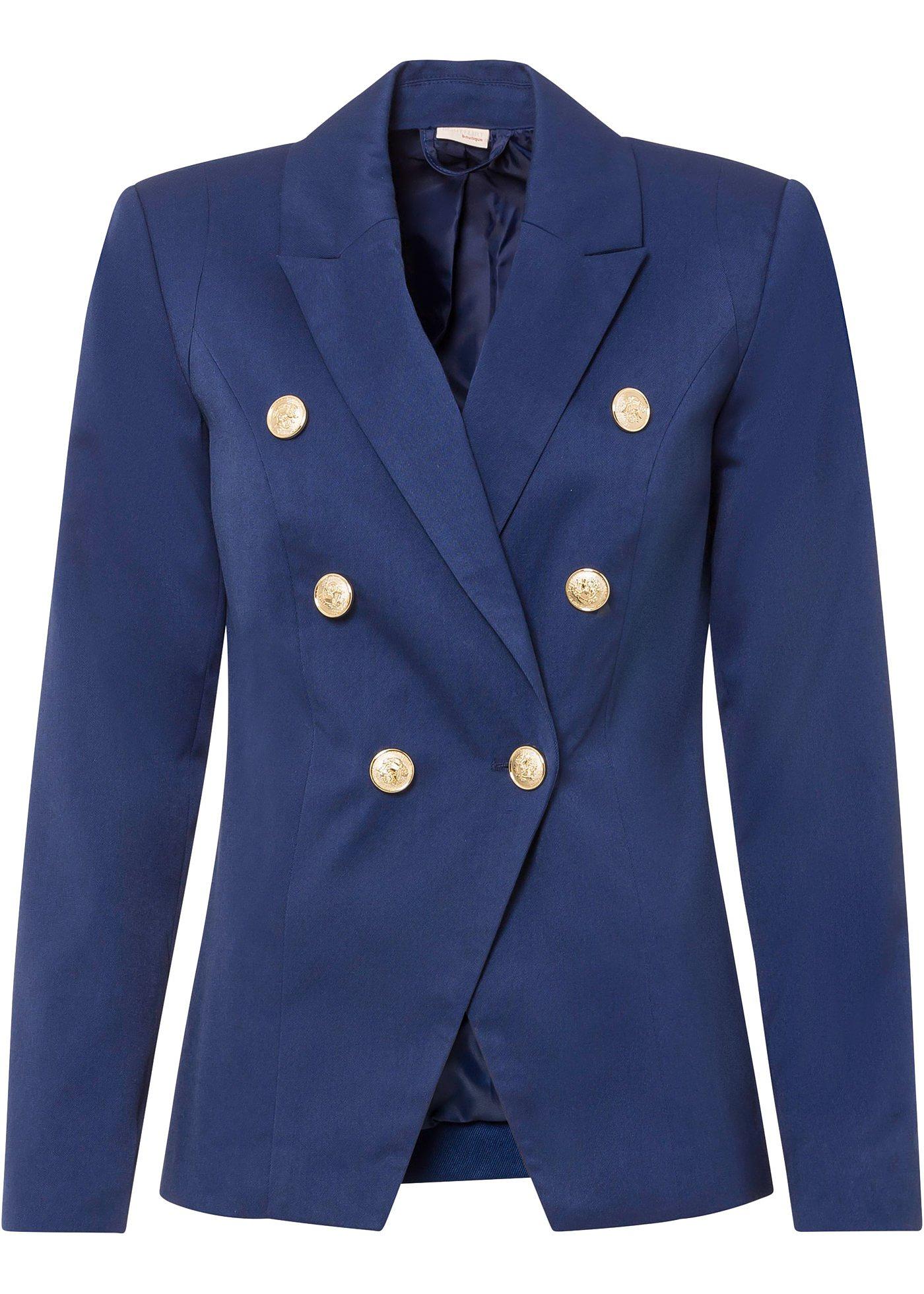 Blazer à boutons dorés