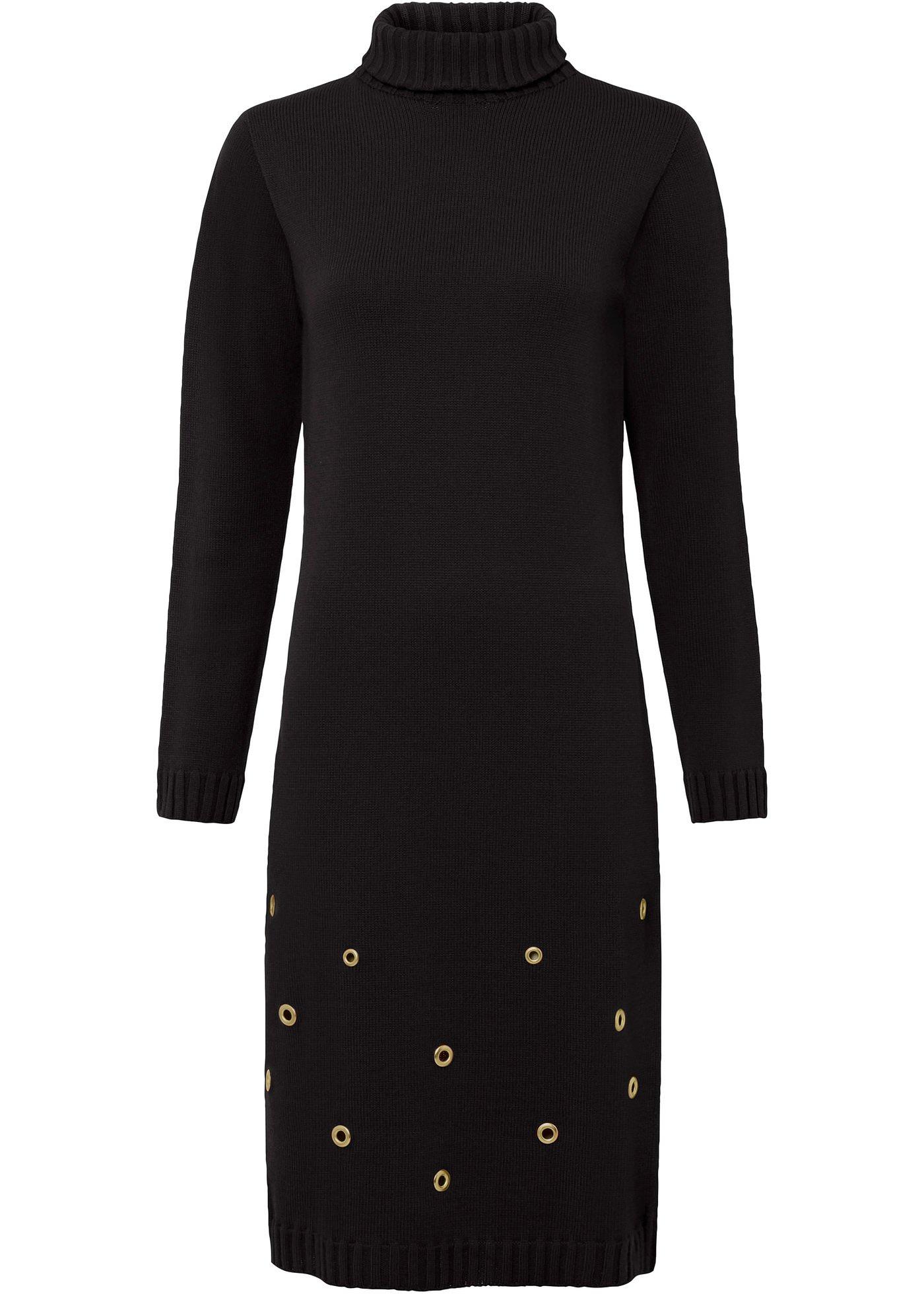 Robe en maille à œillets