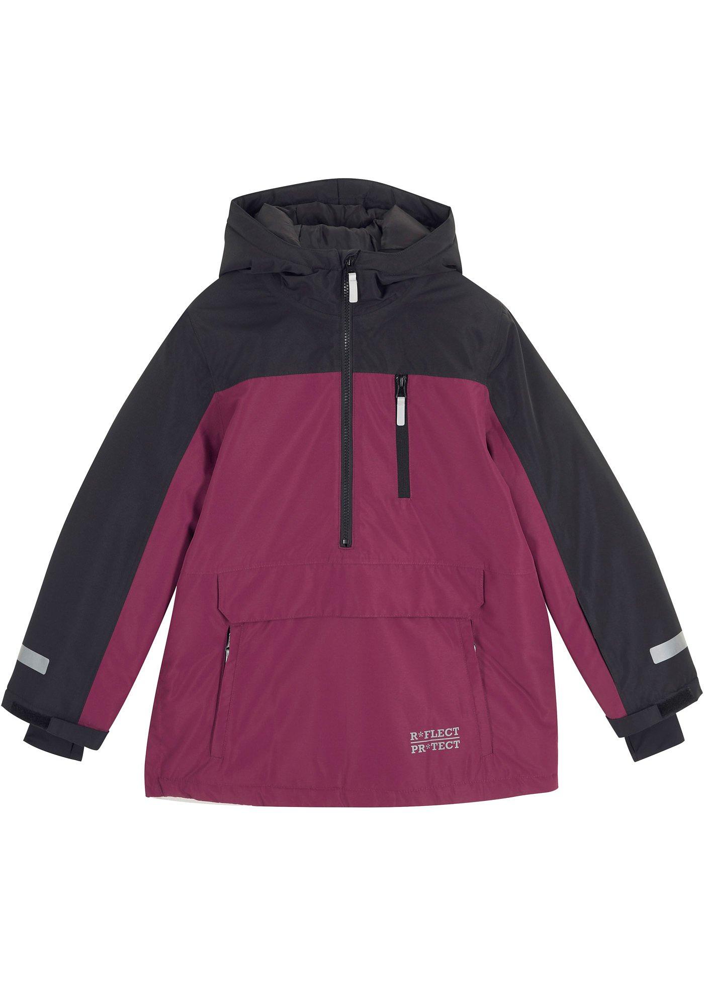 Veste de ski fille, étanche + coupe-vent