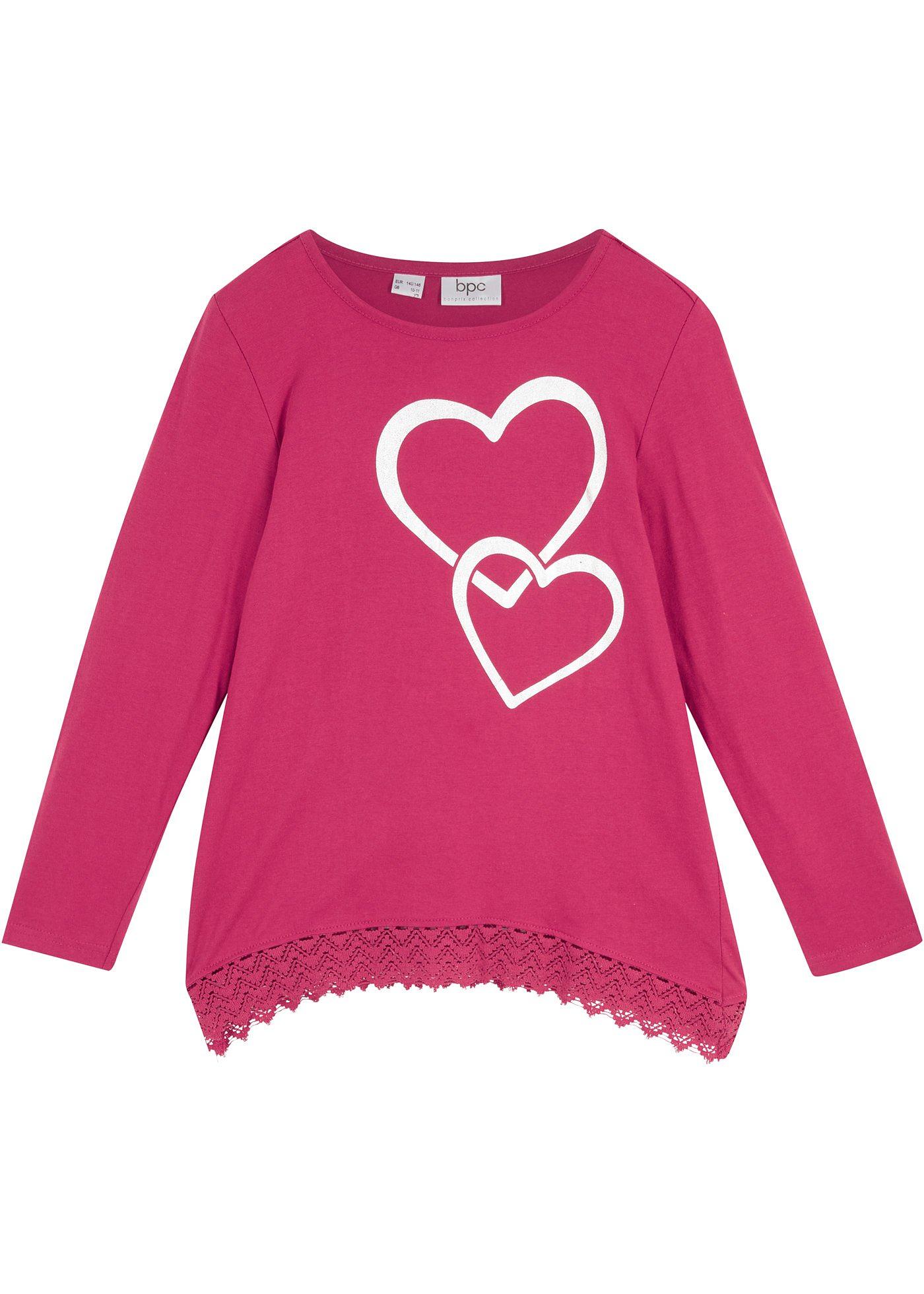 T-shirt fille à manches longues