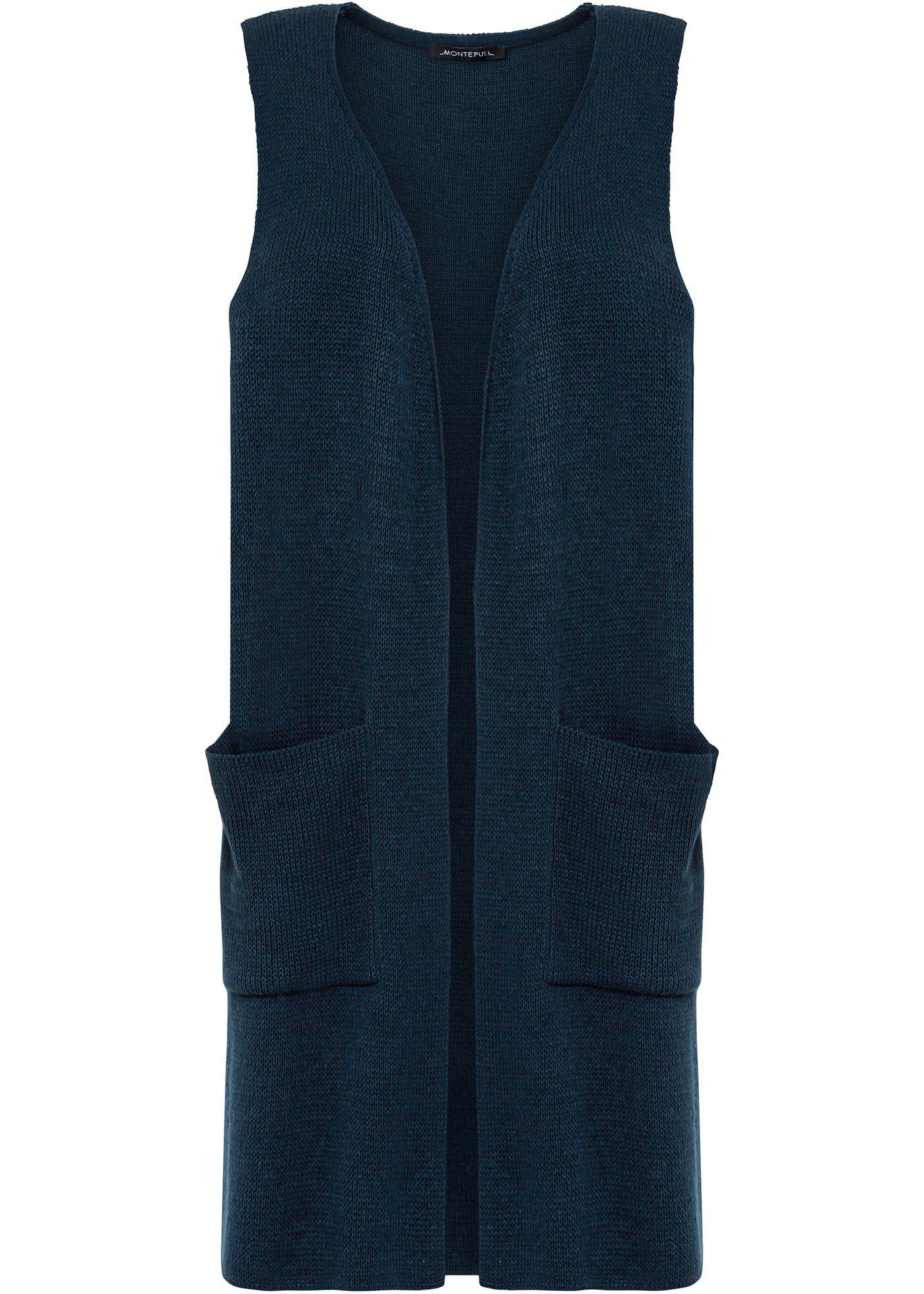 Gilet sans manches en maille