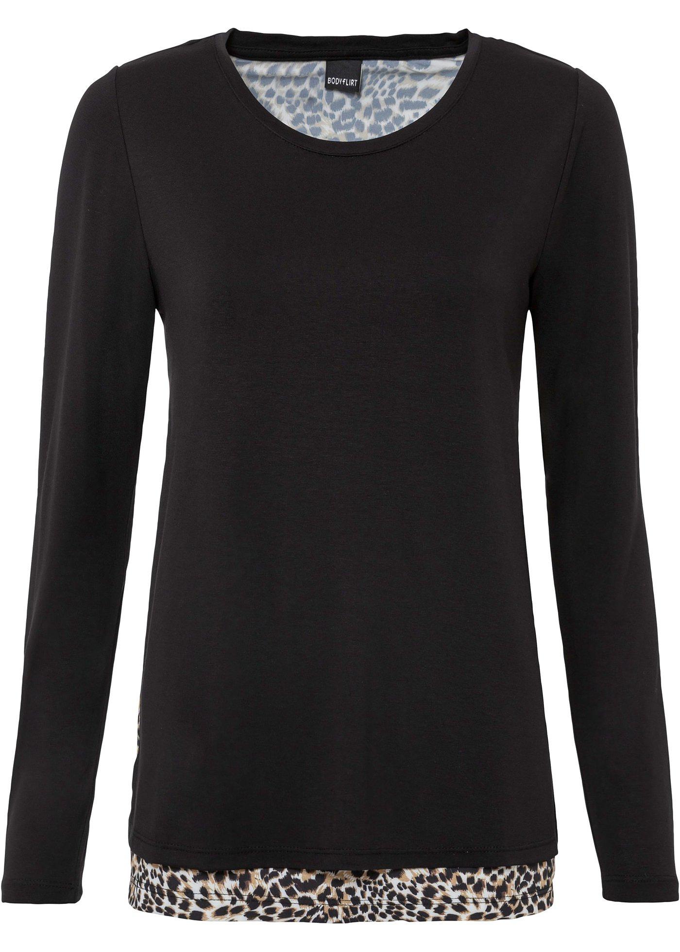 T-shirt 2 en 1 en viscose durable