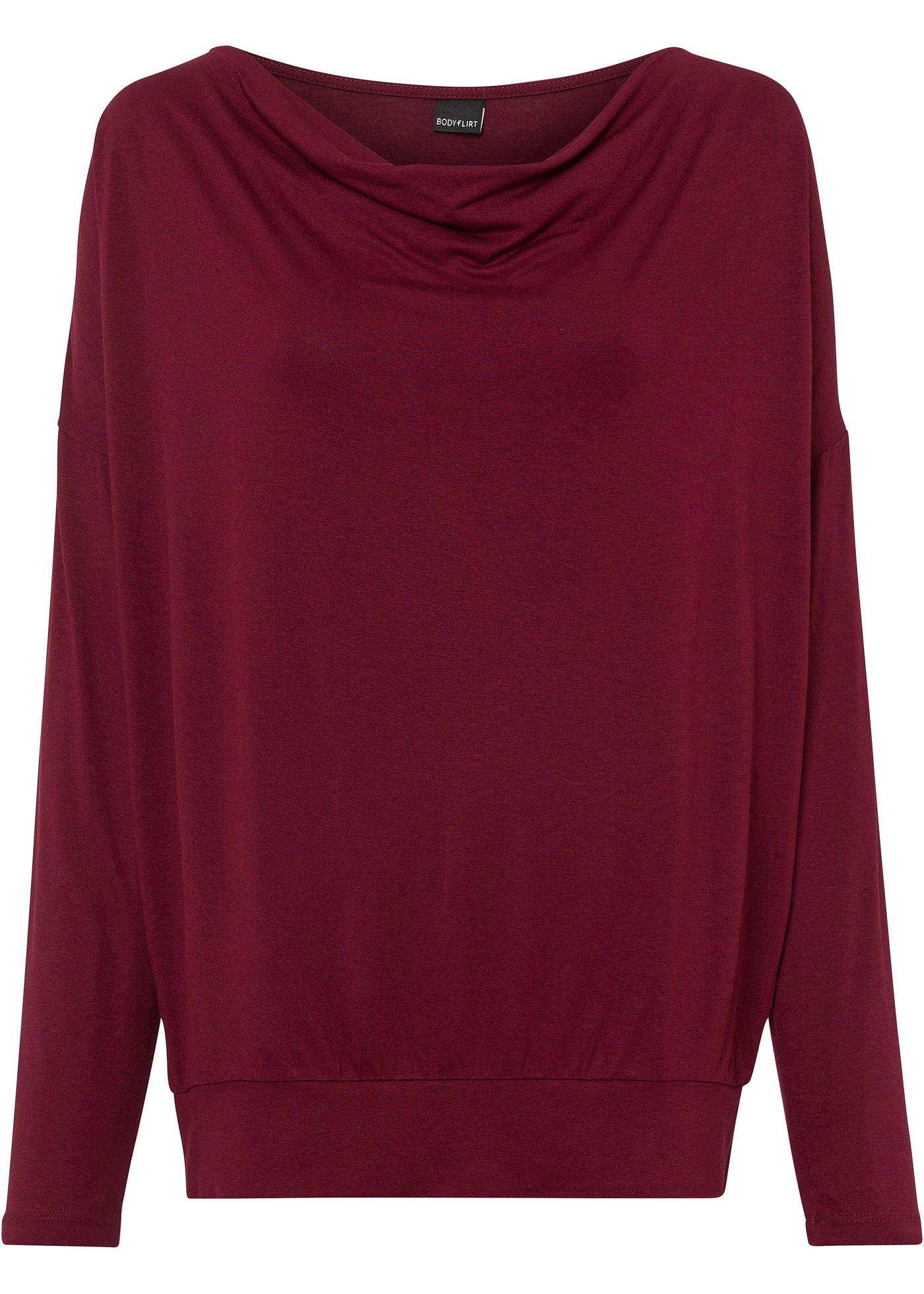 T-shirt col bénitier en viscose durable