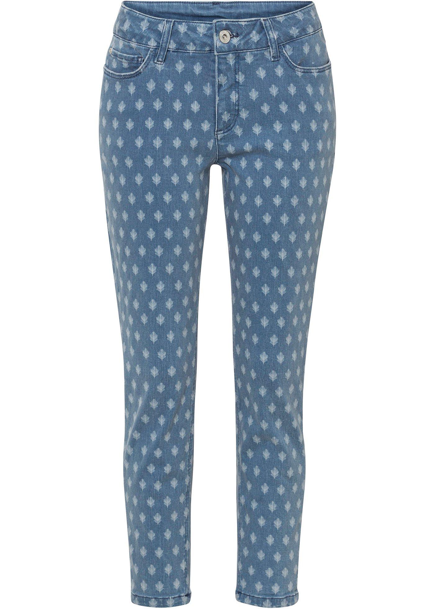 Jean Boyfriend imprimé en coton bio