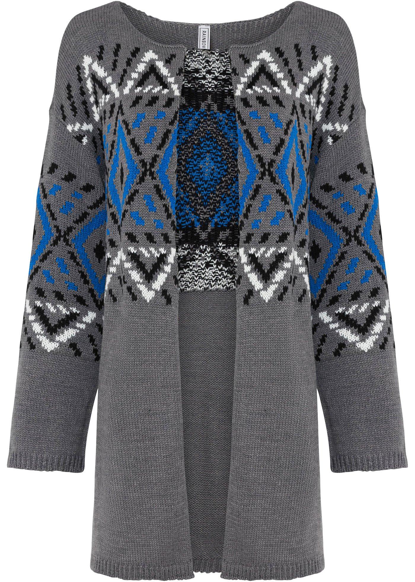 Gilet en maille à motif norvégien