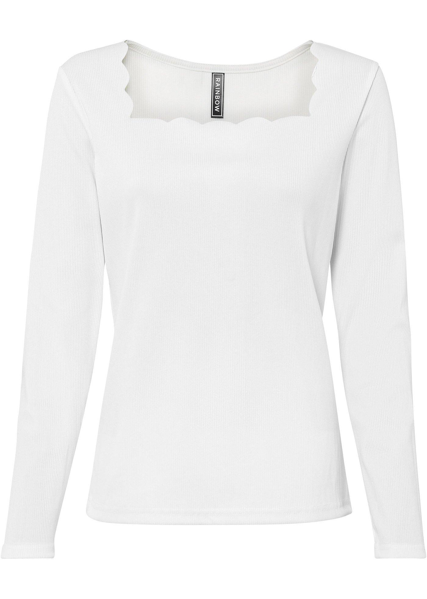 T-shirt à bordure coquille