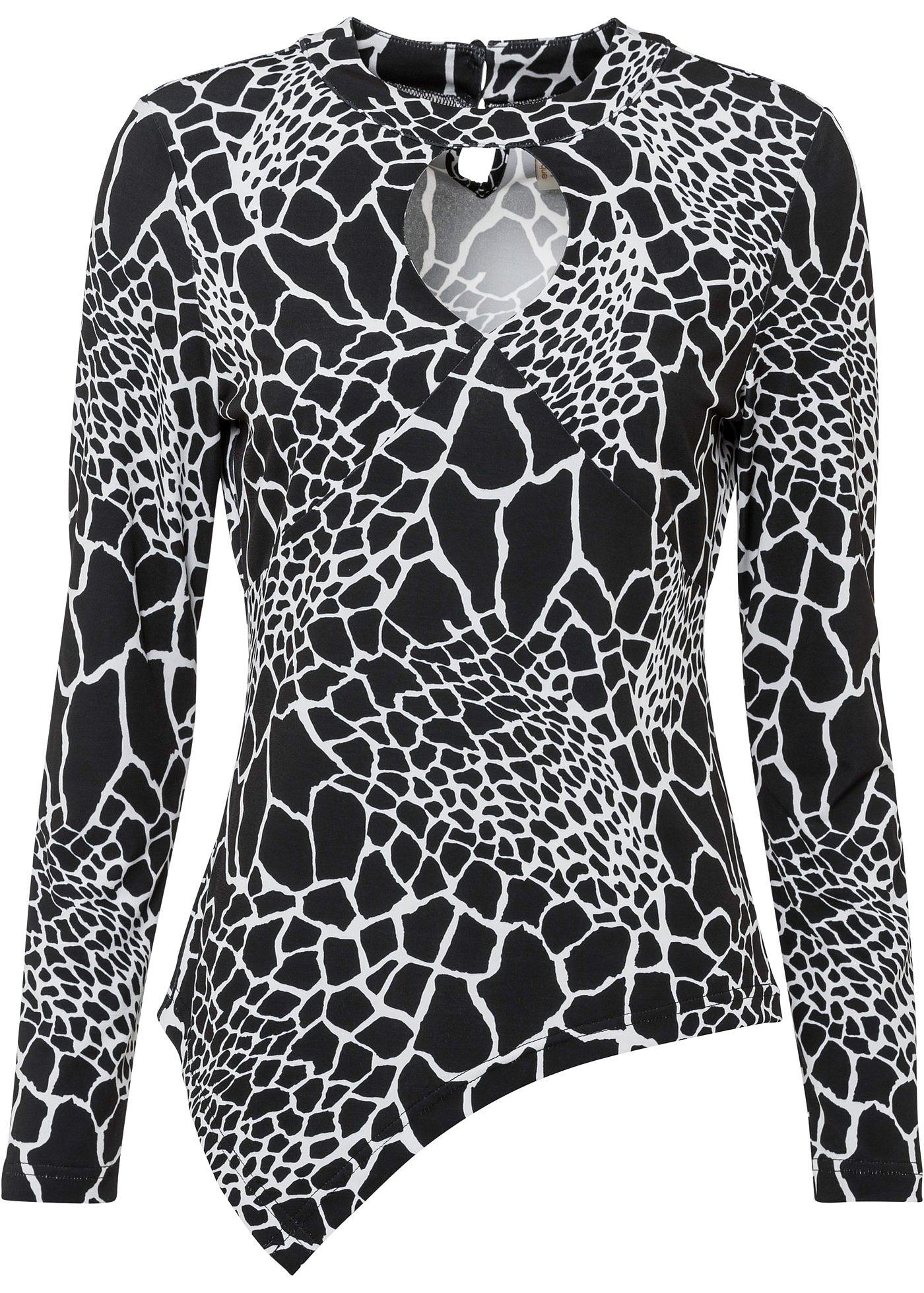 T-shirt manches longues à découpe