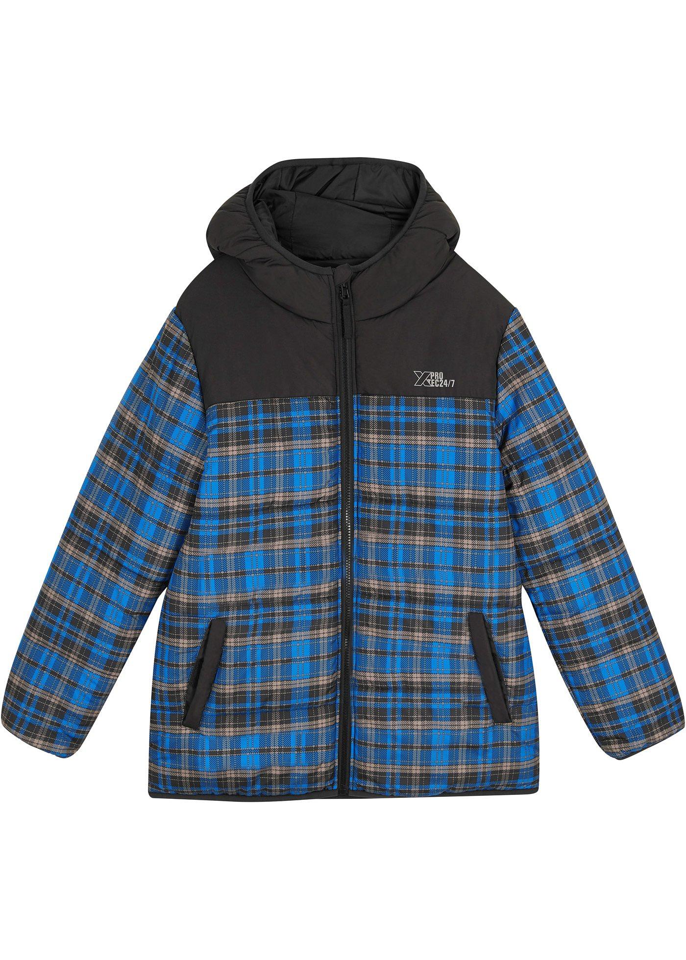 Veste réversible garçon avec carreaux