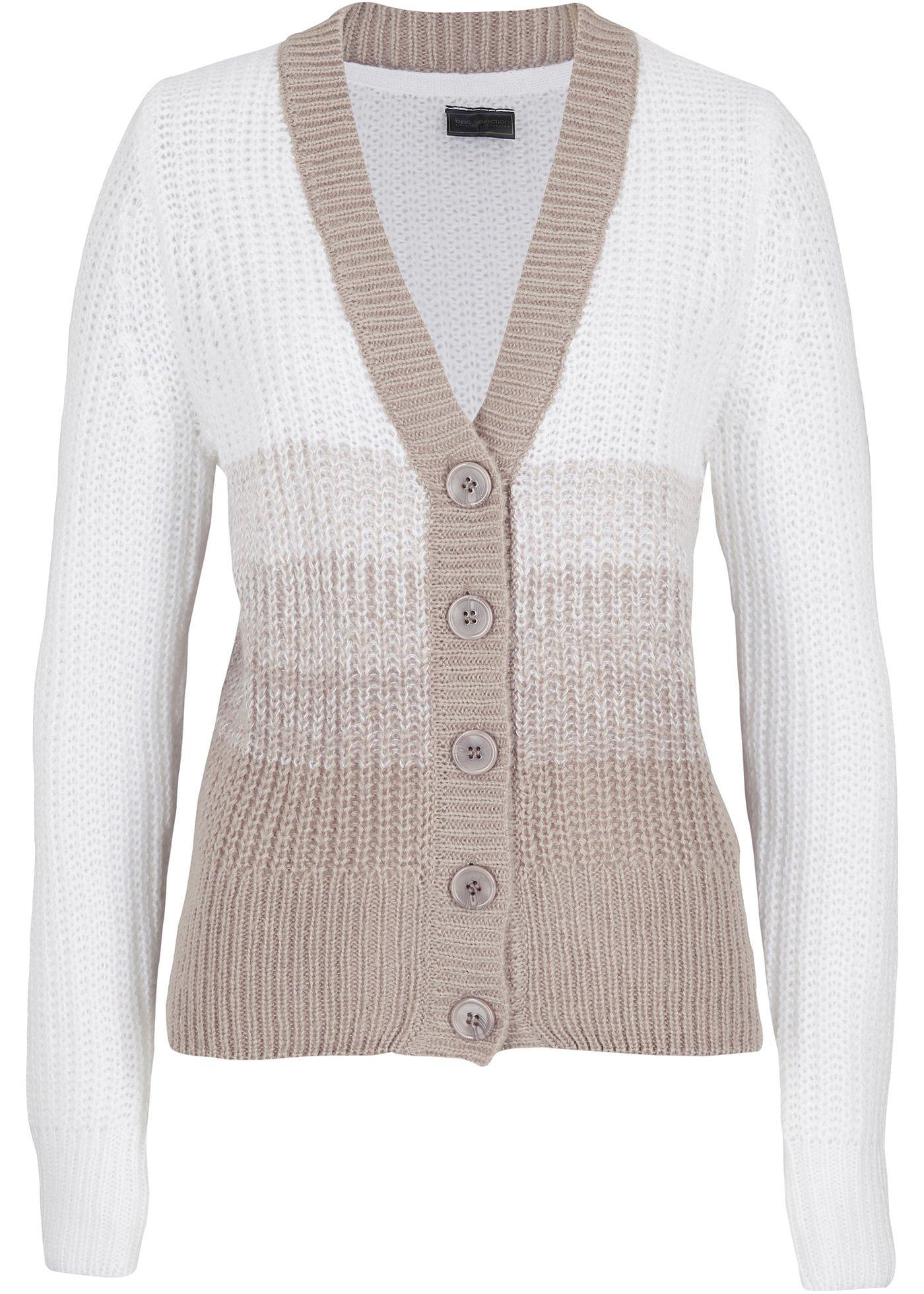 Gilet en maille à dégradé de couleur