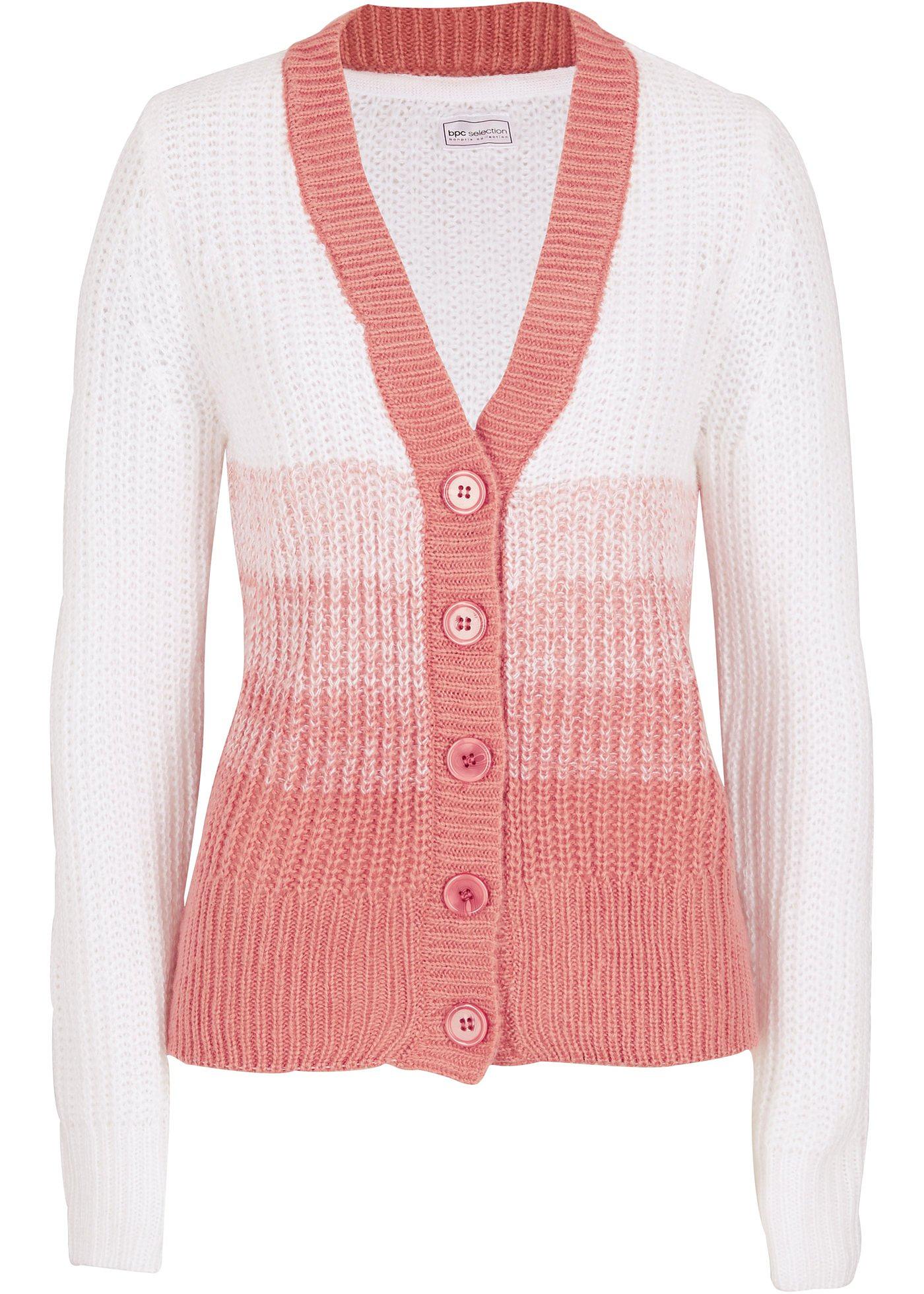 Gilet en maille à dégradé de couleur
