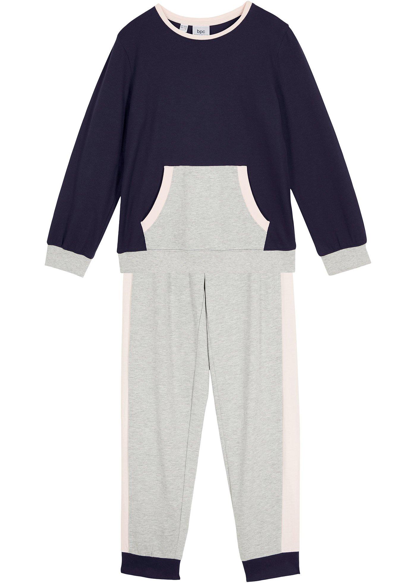 Tenue d'intérieur fille en jersey doux (Ens. 2 pces.)