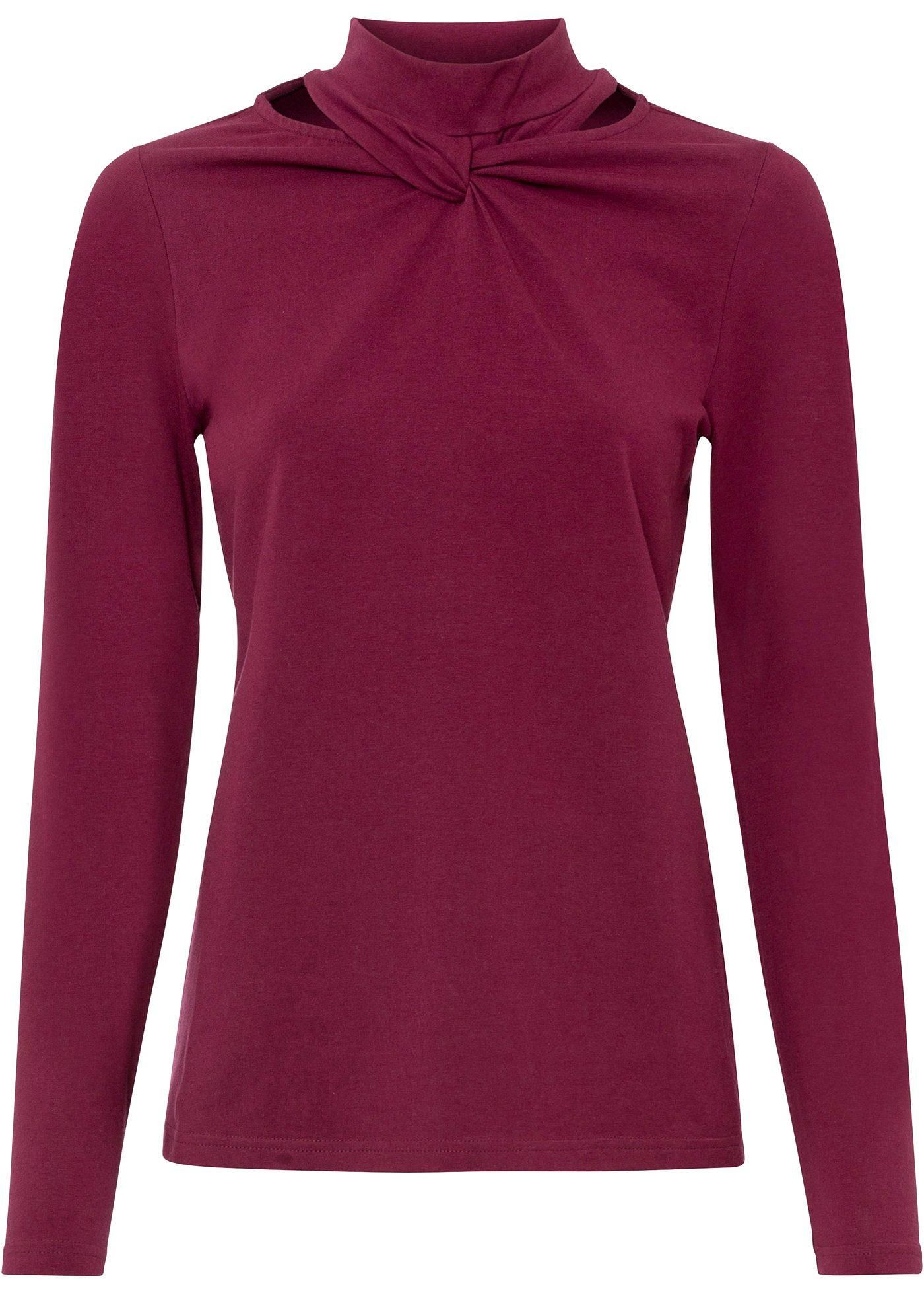 T-shirt manches longues à découpe