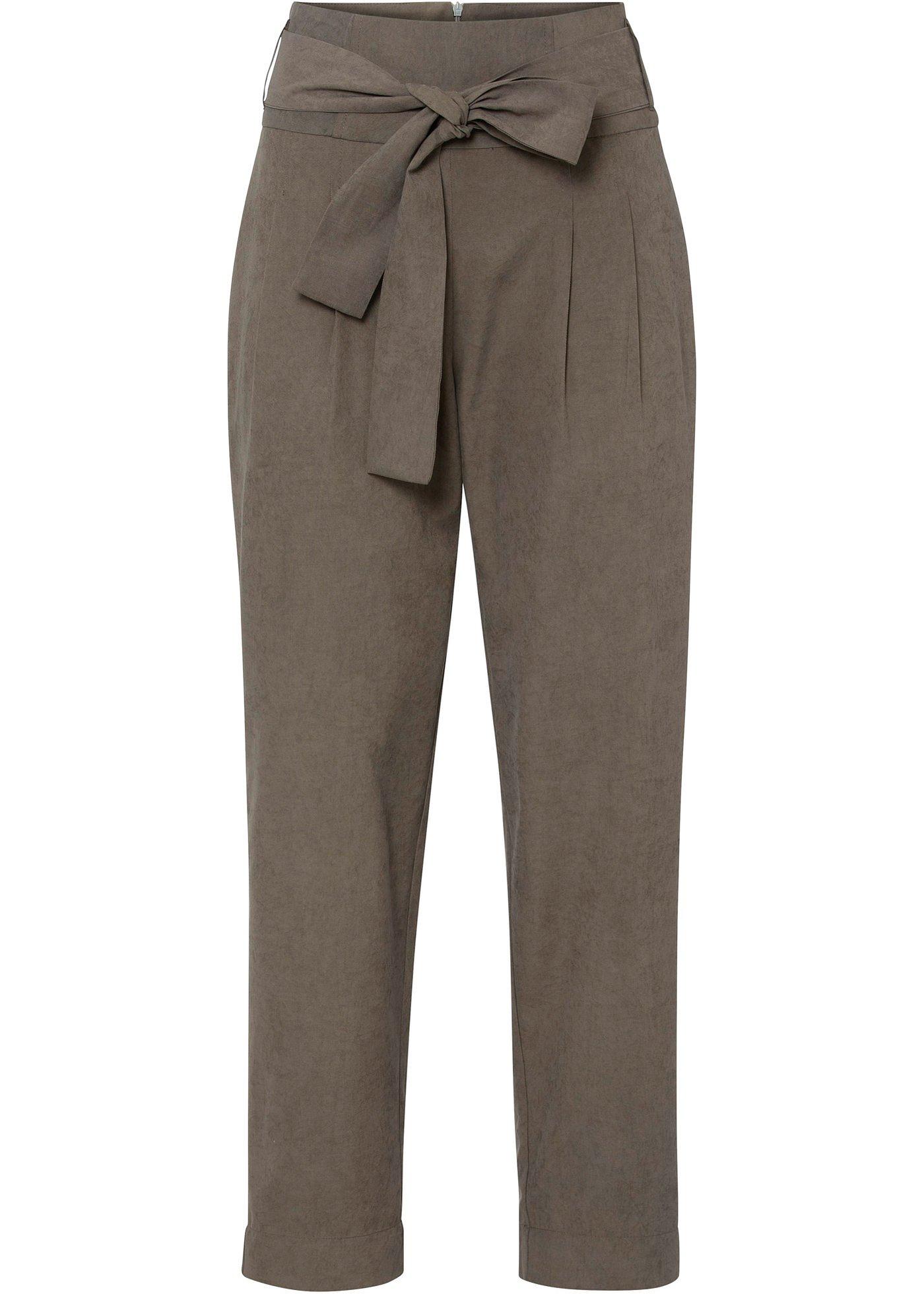 Pantalon avec ceinture à nouer