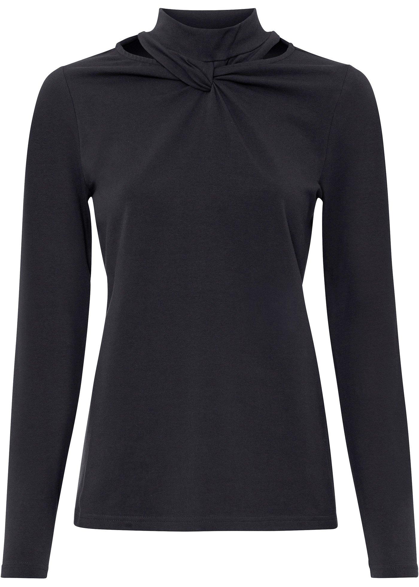 T-shirt manches longues à découpe