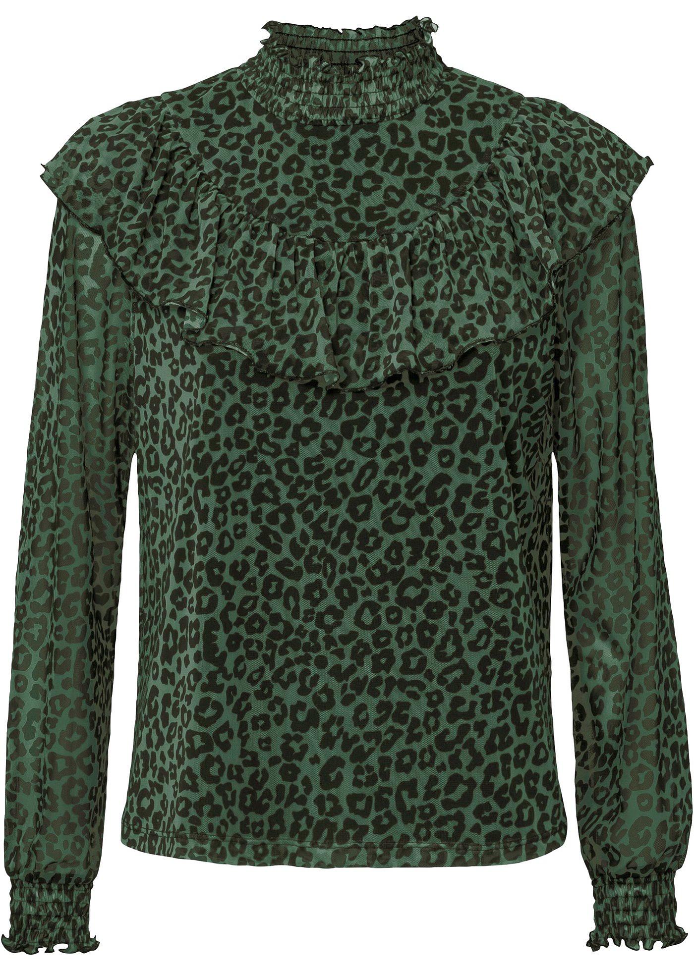 T-shirt manches longues en mesh