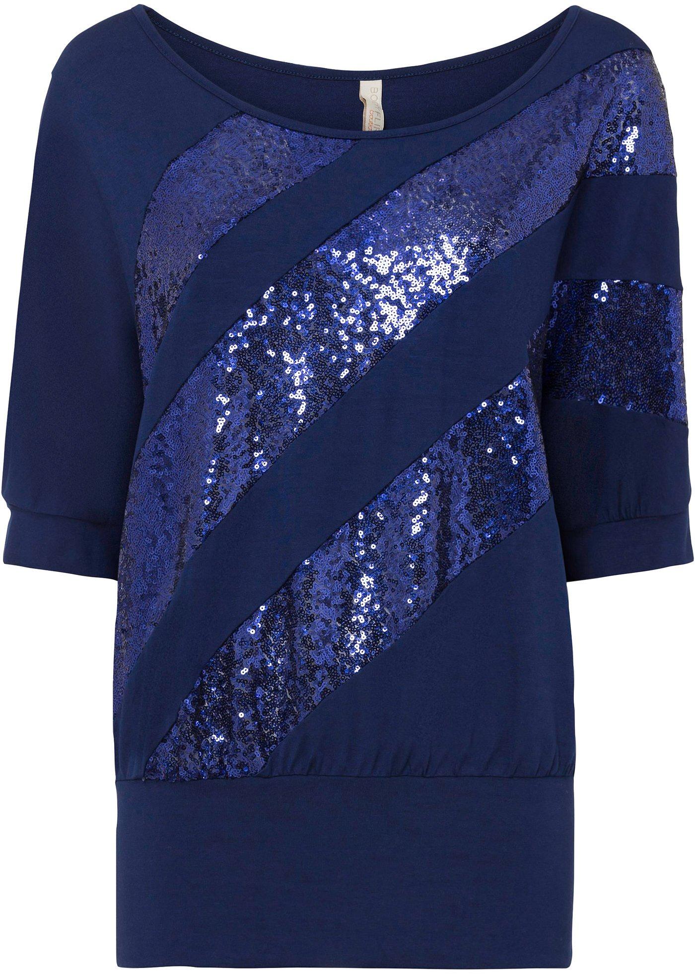 T-shirt oversize à paillettes