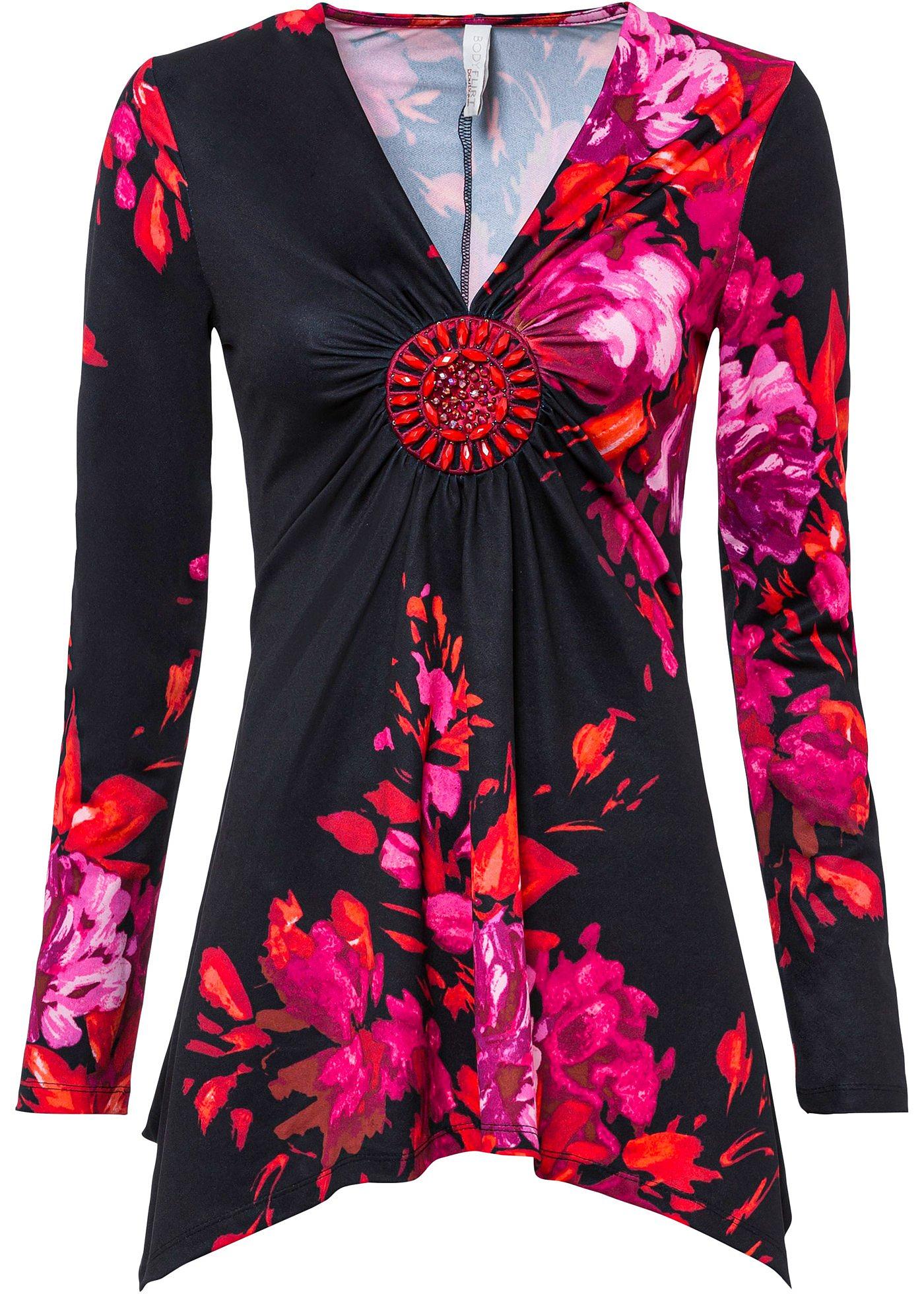 T-shirt manches longues avec application