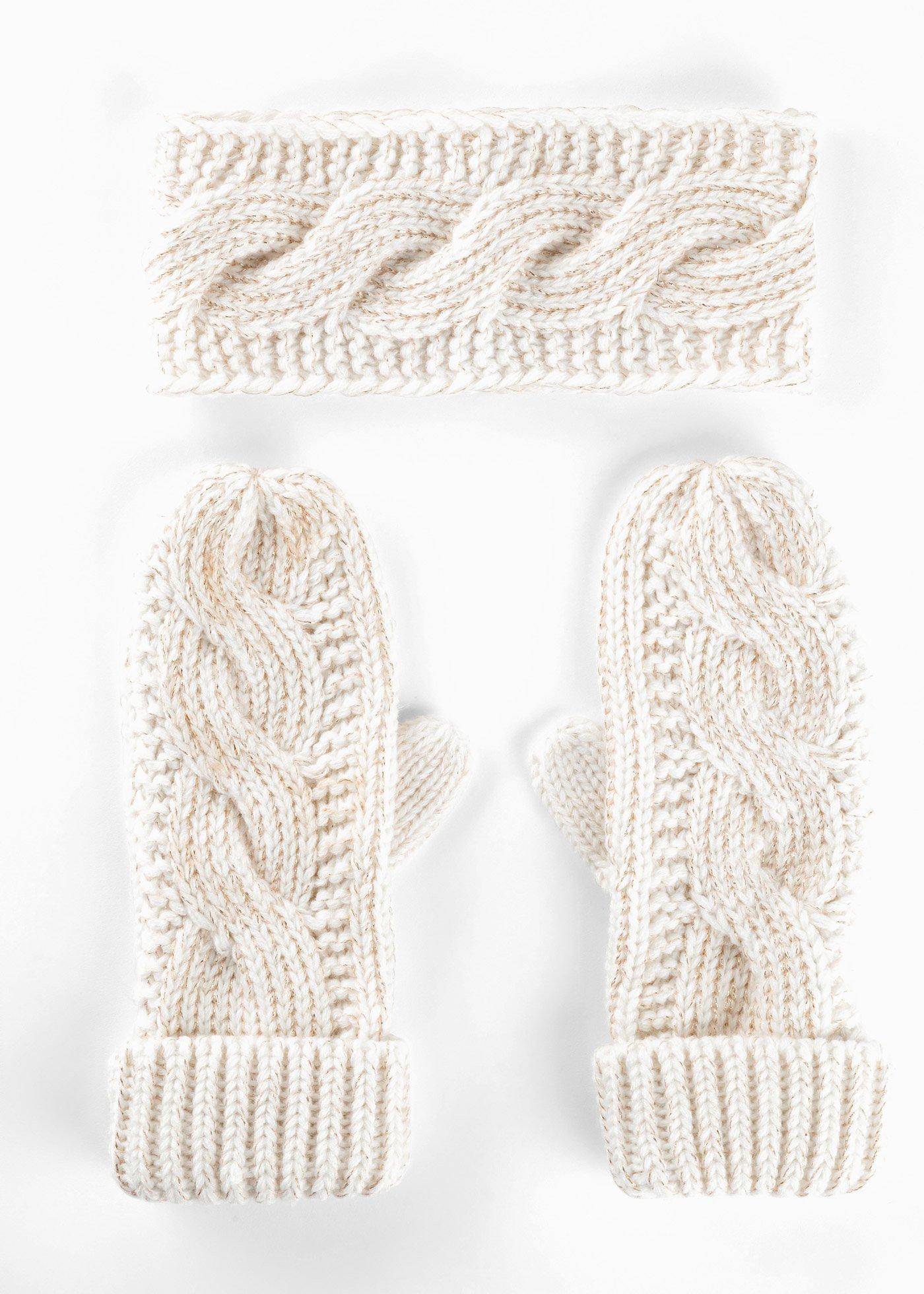 Bandeau et moufles (Ens. 3 pces.)