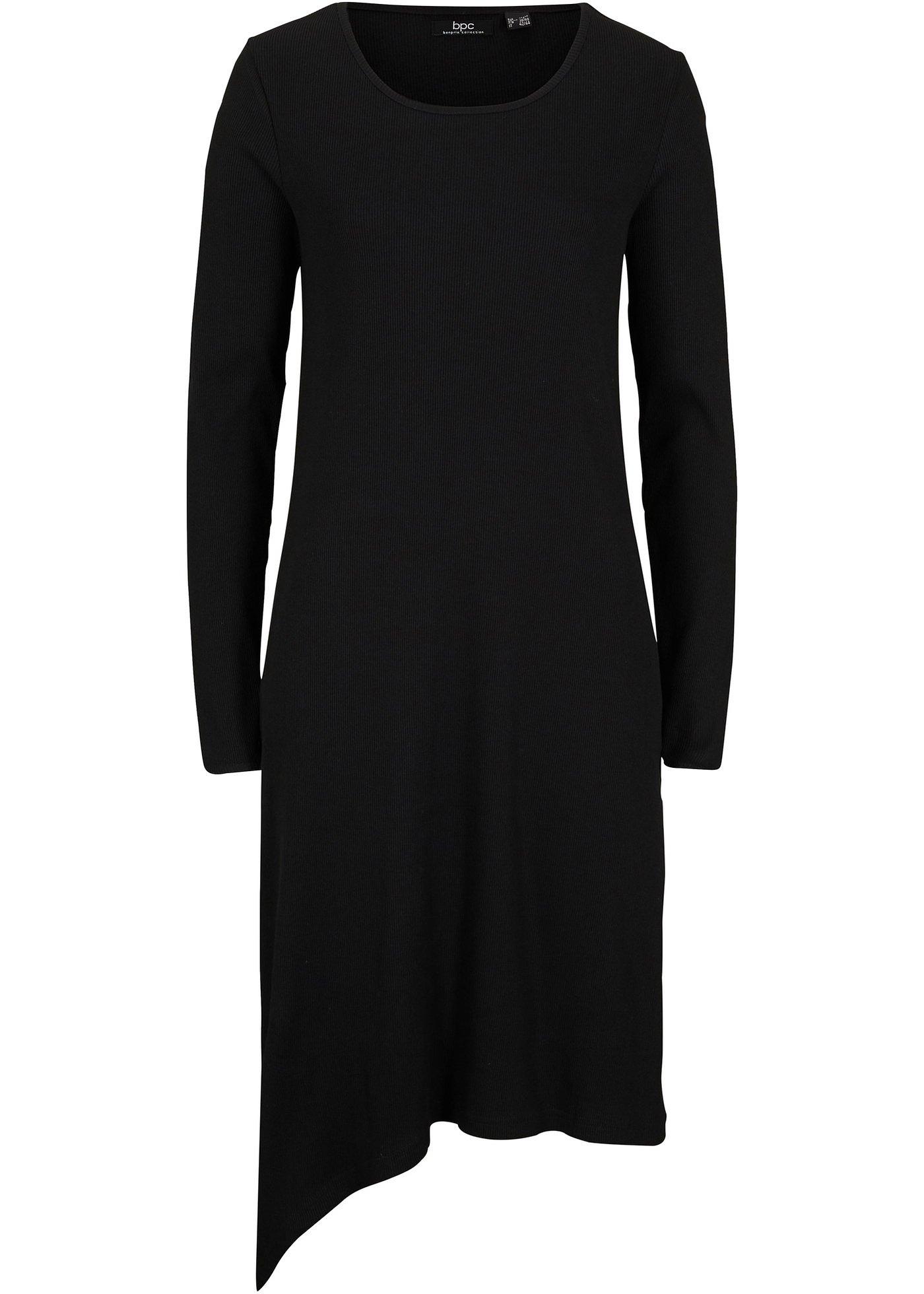 Robe midi à pans, coupe trapèze