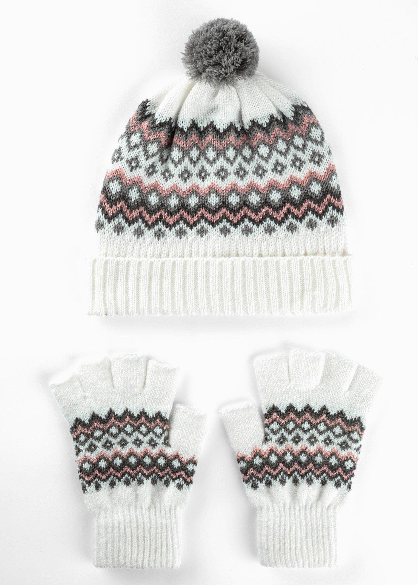 Bonnet et mitaines (Ens. 2 pces.)