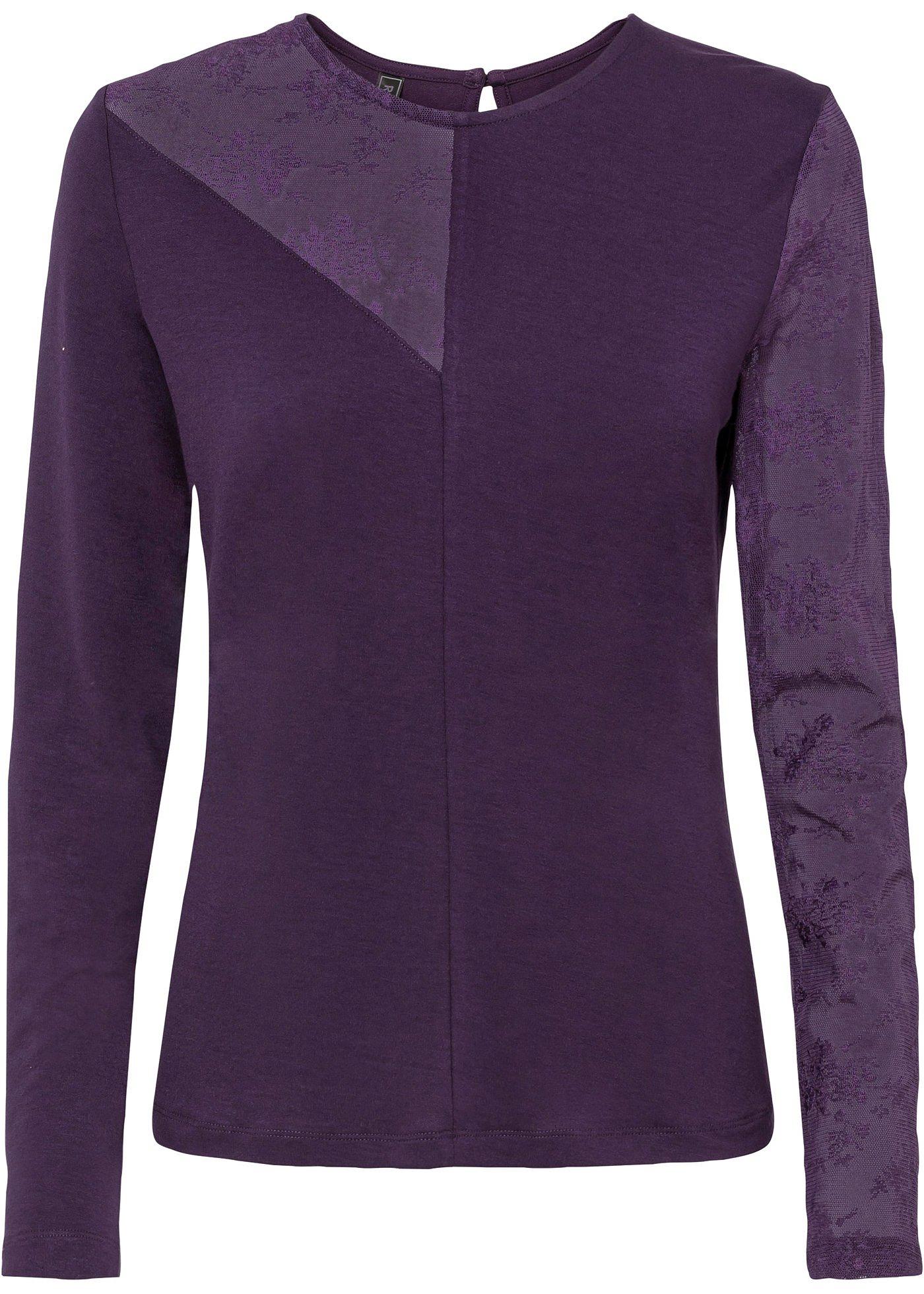 T-shirt à manches transparentes