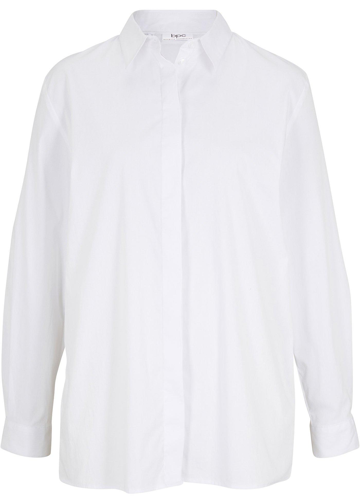 Chemisier extensible ample, manches longues