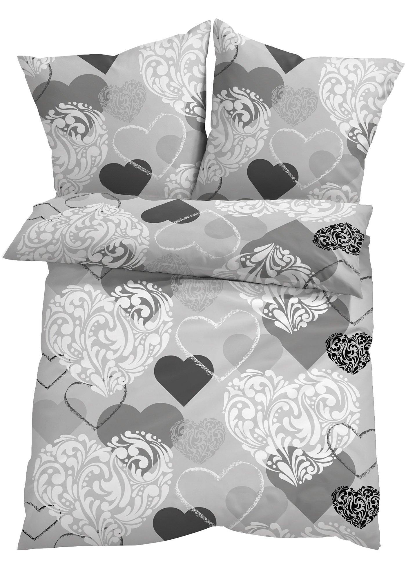 Parure de lit avec cœurs