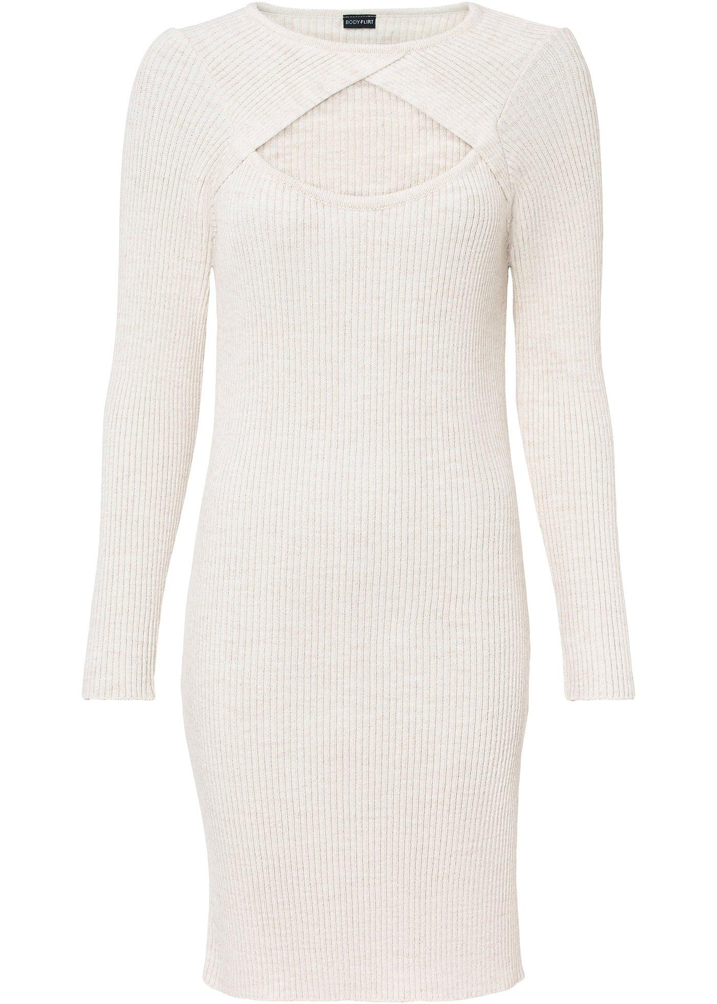 Robe en maille à découpe