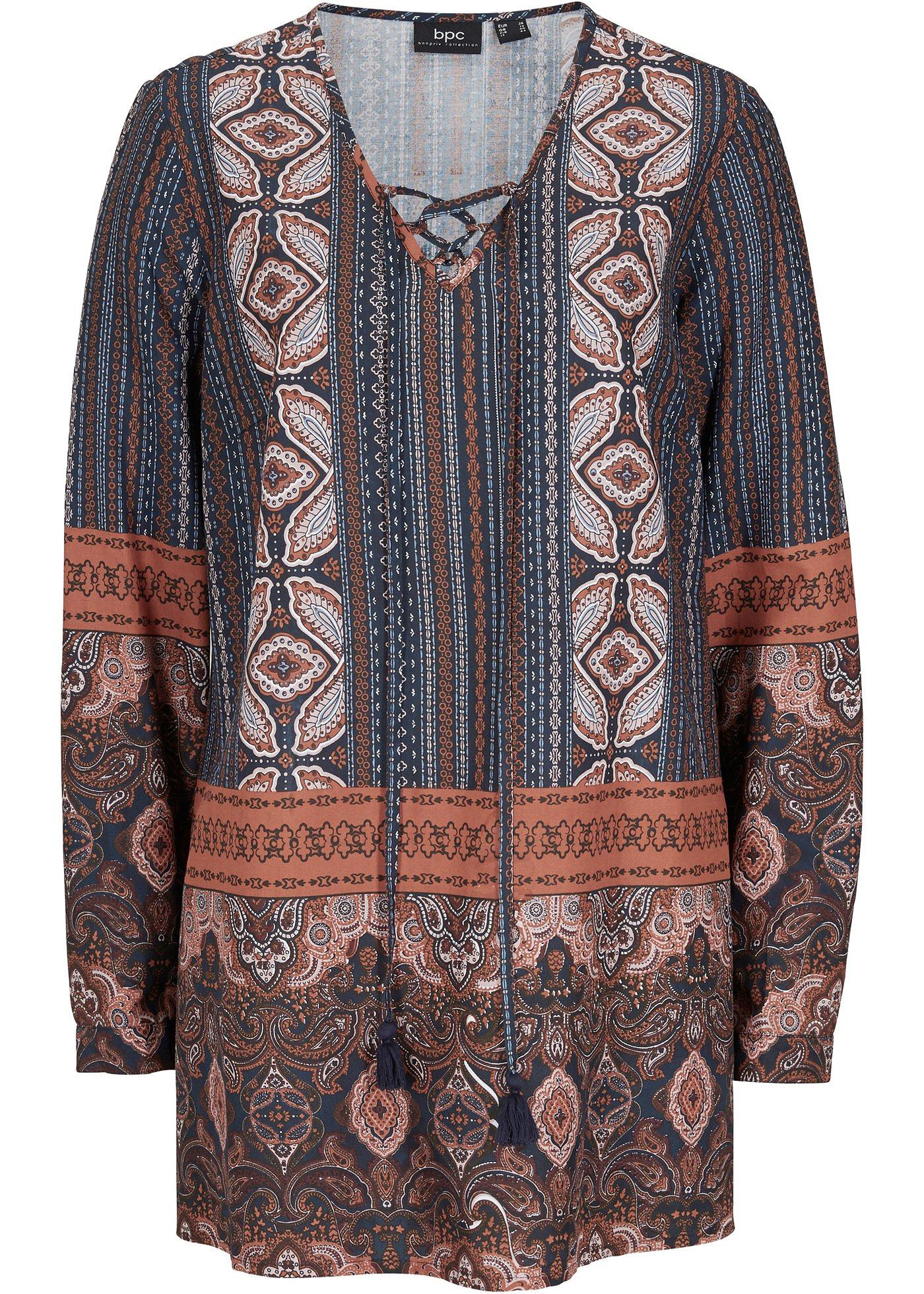 Tunique longue en viscose durable