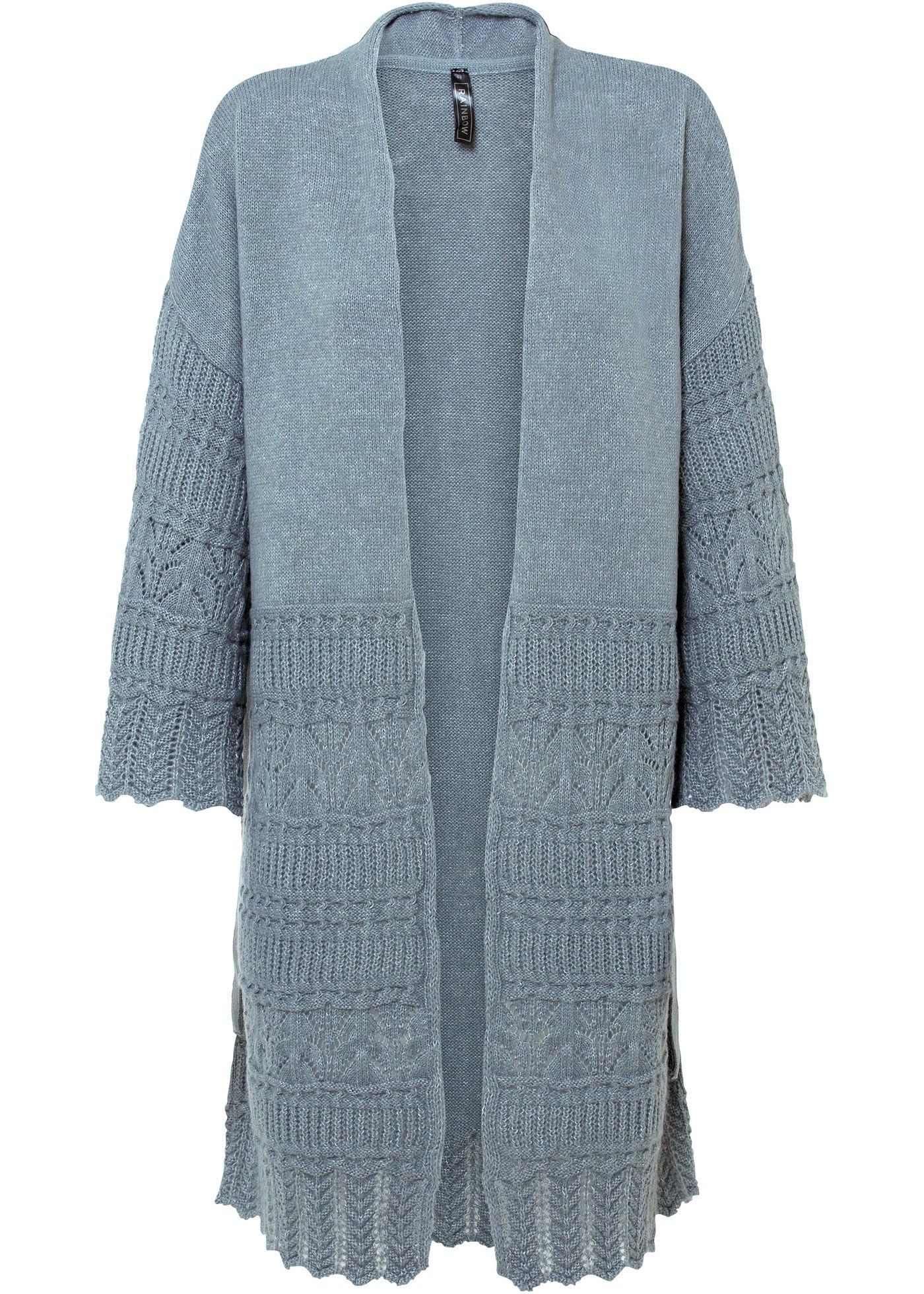 Gilet long en maille