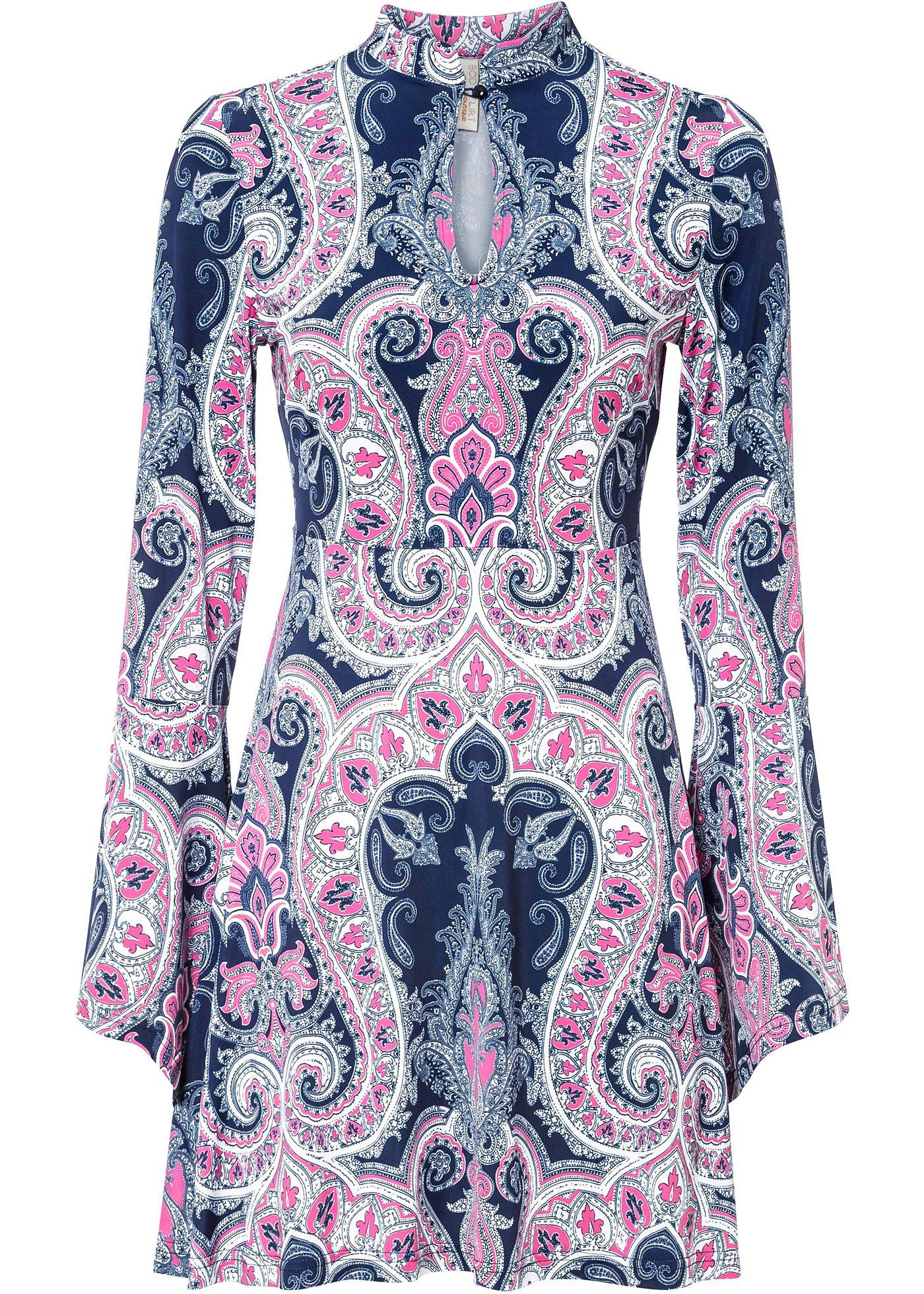 Robe à manches trompette