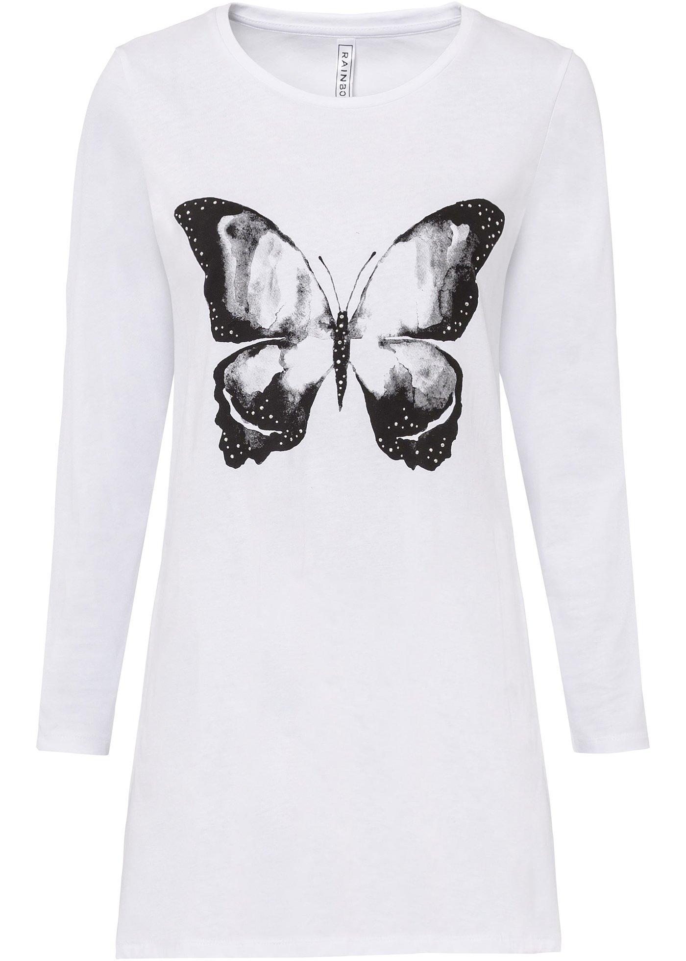 T-shirt long imprimé