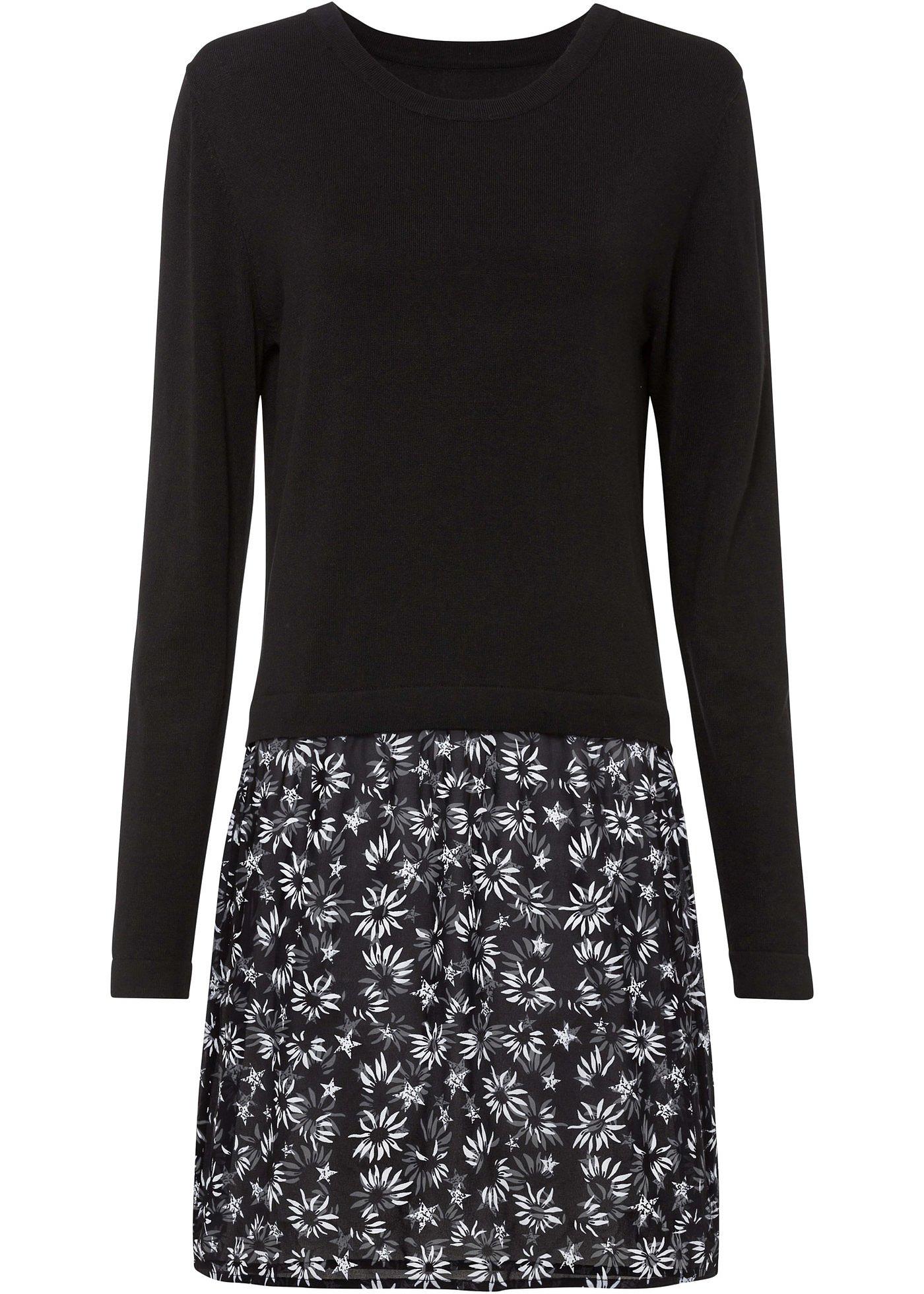 Pull avec empiècement jupe avec viscose durable