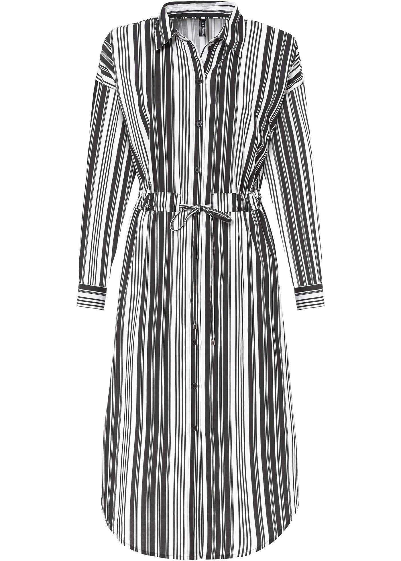 Robe-chemise midi en viscose durable