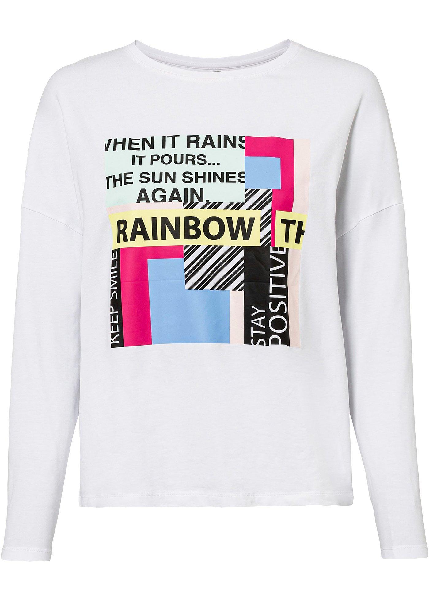 T-shirt manches longues oversized en coton bio