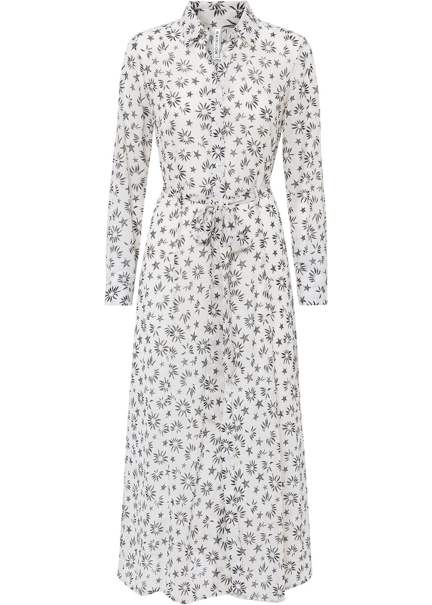 Robe en chiffon avec motif étoiles (Ens. 2 pces.)