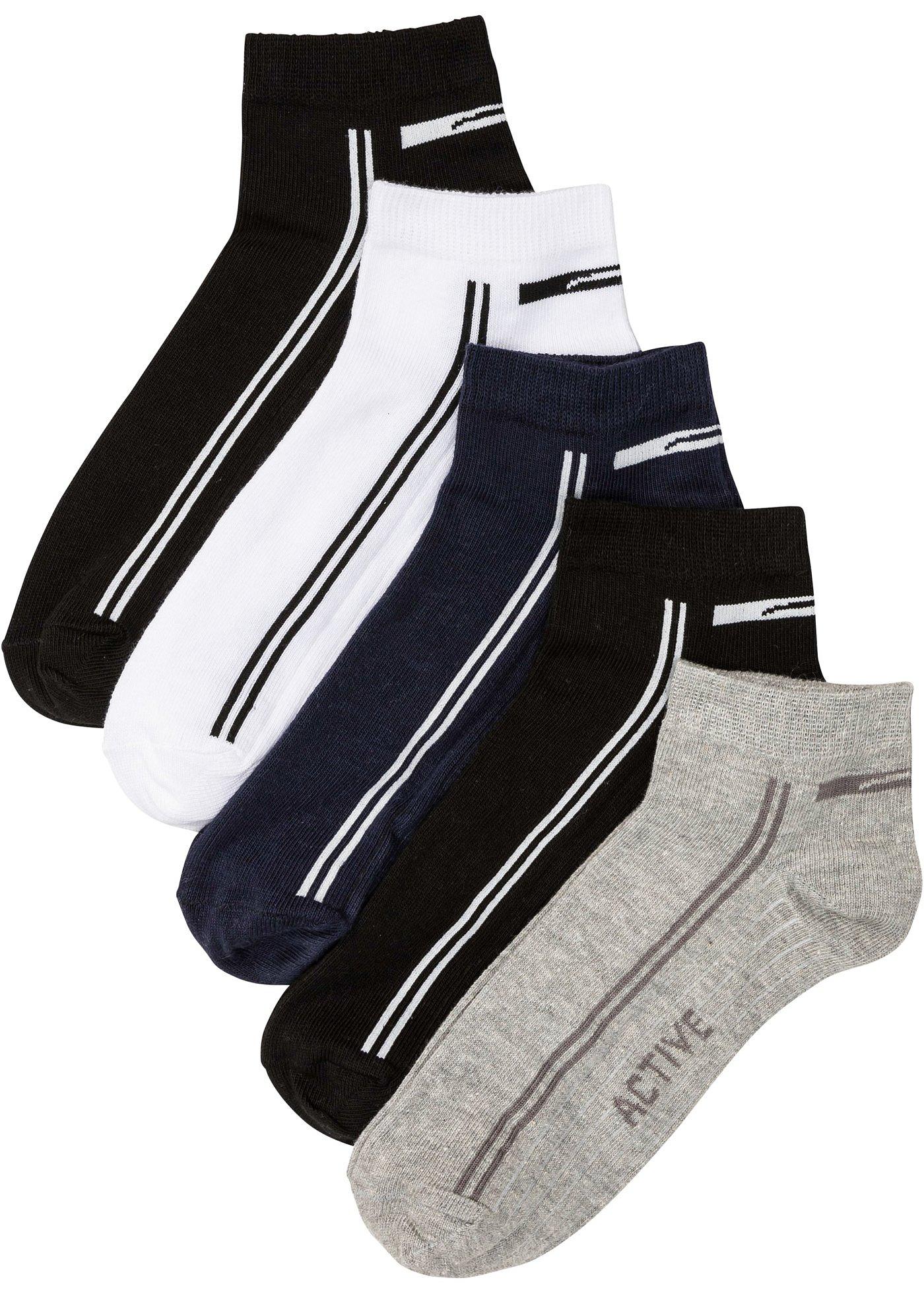 Lot de 5 paires de chaussettes courtes avec coton bio