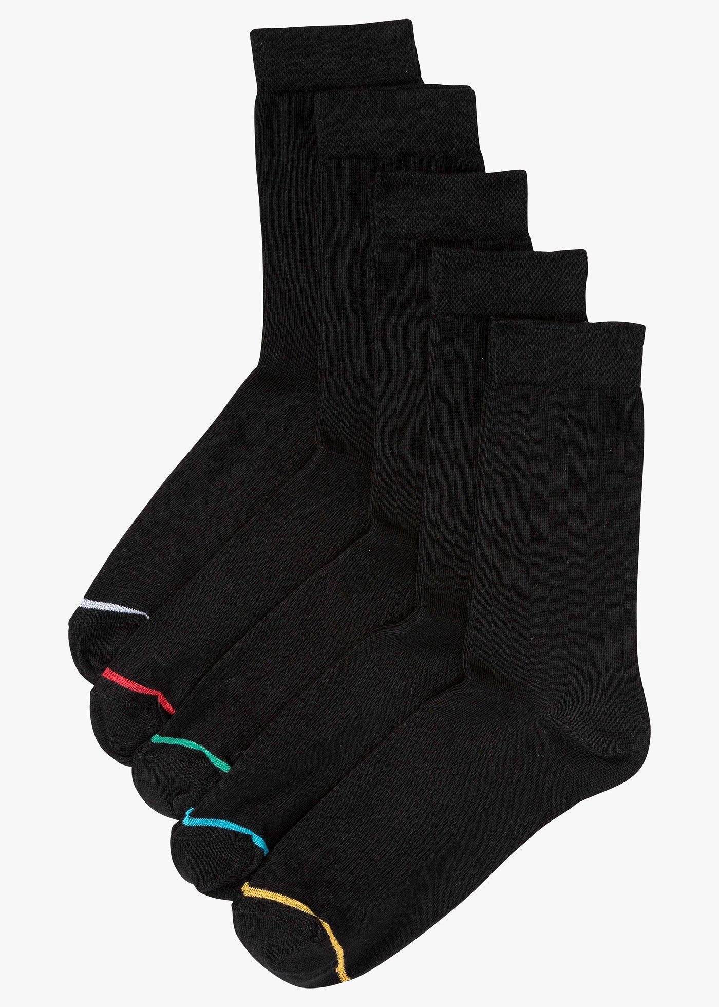 Lot de 5 paires de chaussettes homme avec coton