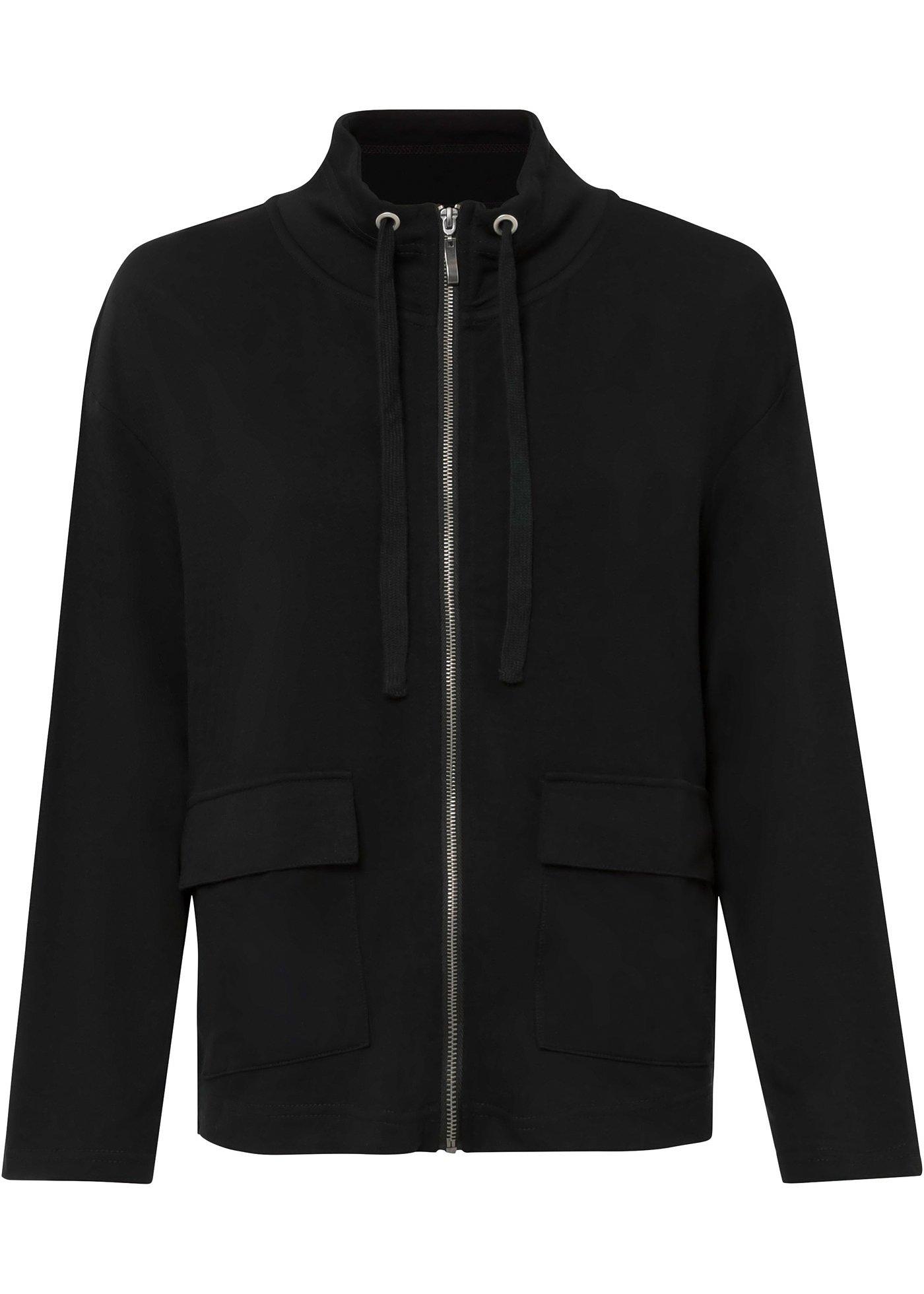 Gilet sweat-shirt à col montant