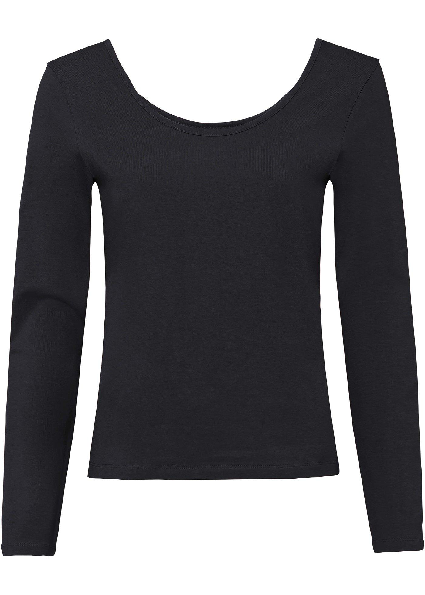 T-shirt avec dos plongeant