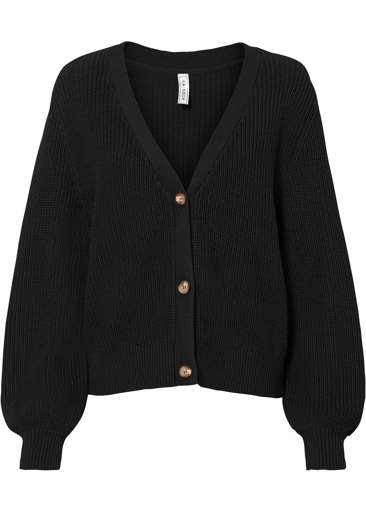 Gilet en maille oversized avec manches ballon