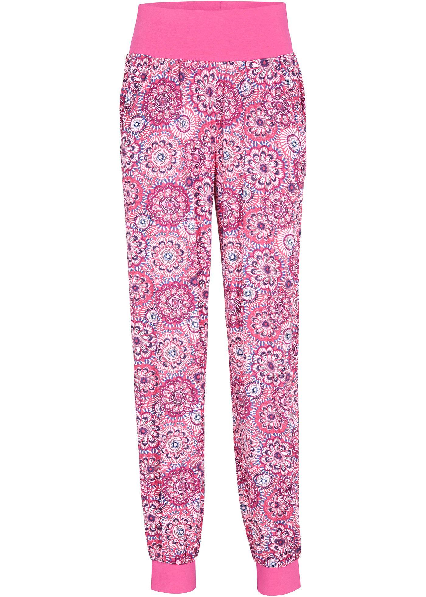 Pantalon sarouel avec large empiècement taille haute