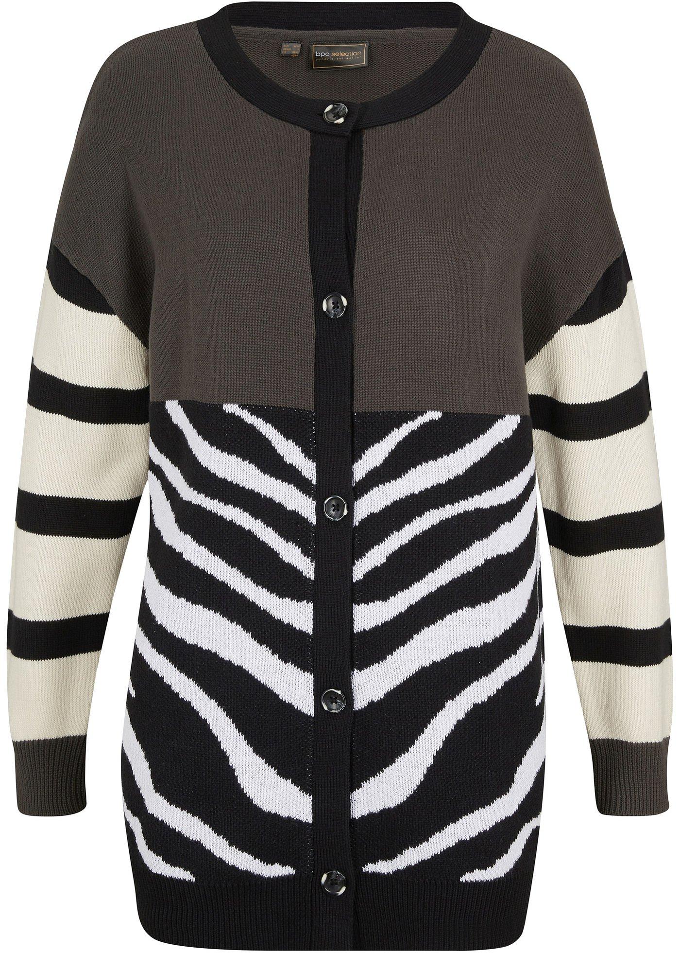 Gilet en maille oversize style color block