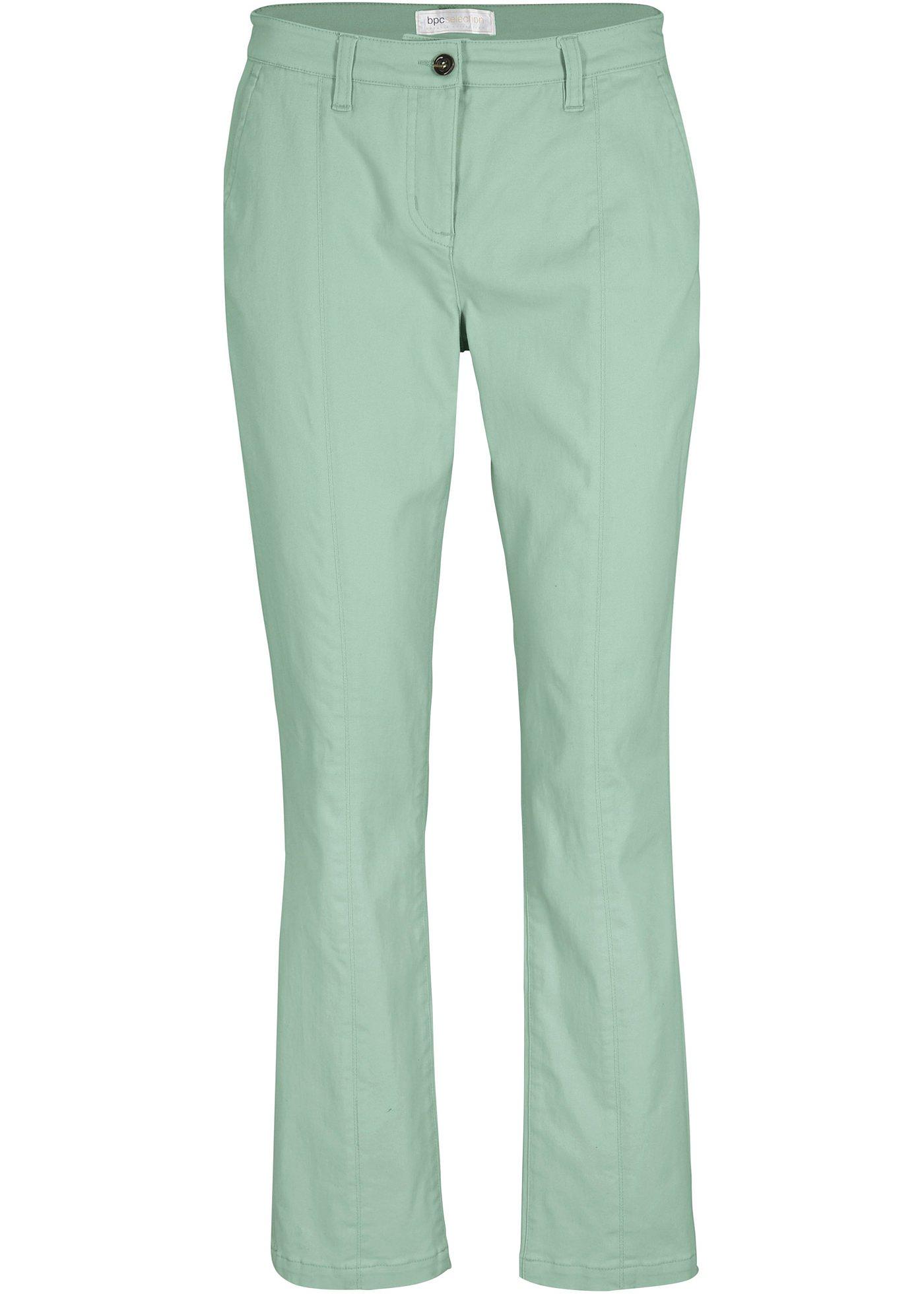 Pantalon chino avec coutures d'empiècement